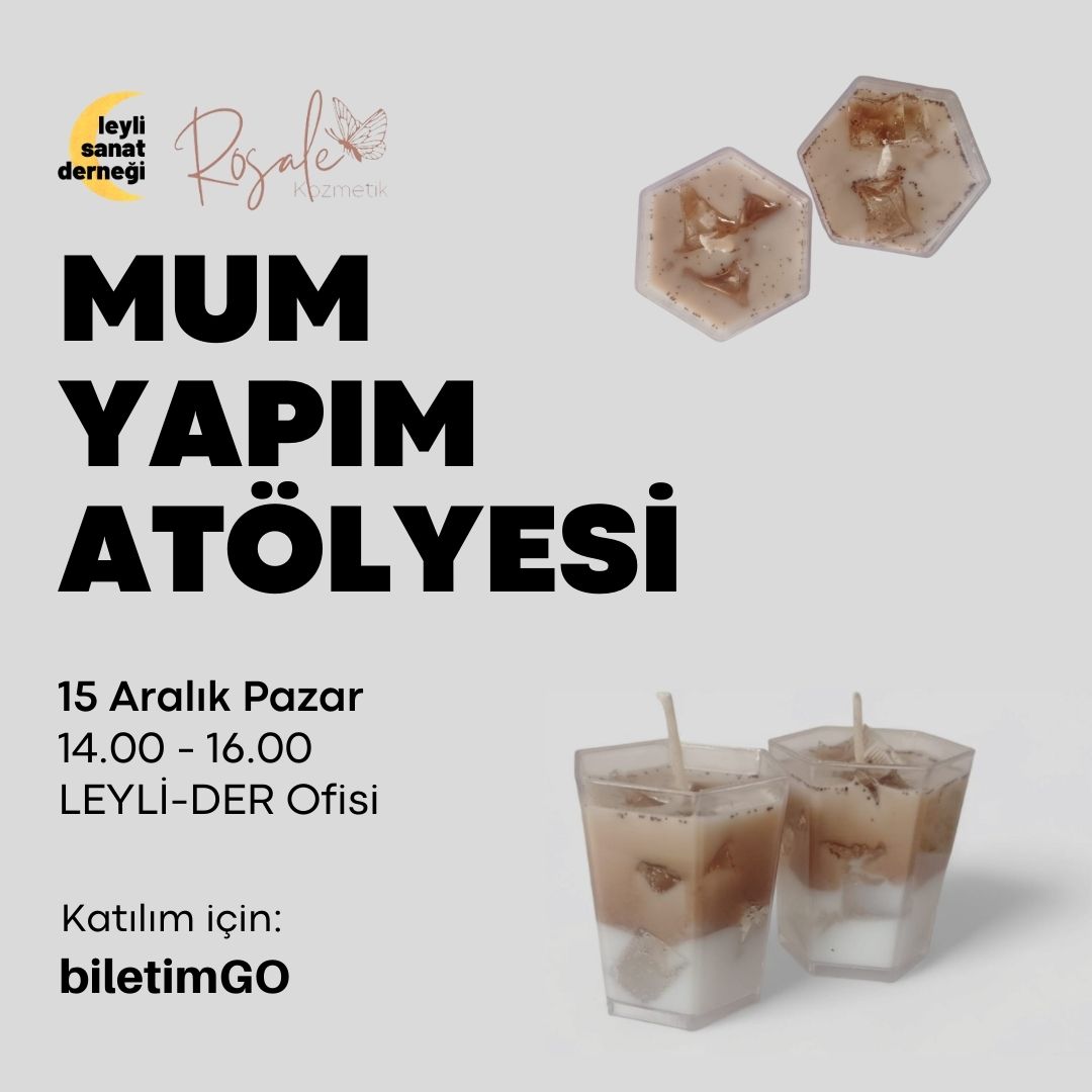 Buzlu Latte Mum Yapım Atölyesi