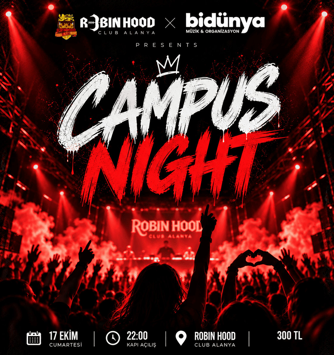 Campus Night - Robin Hood Club Alanya