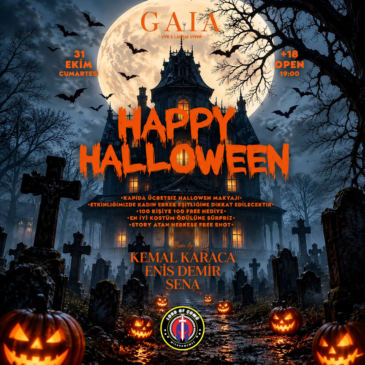 Çanakkale Halloween Night