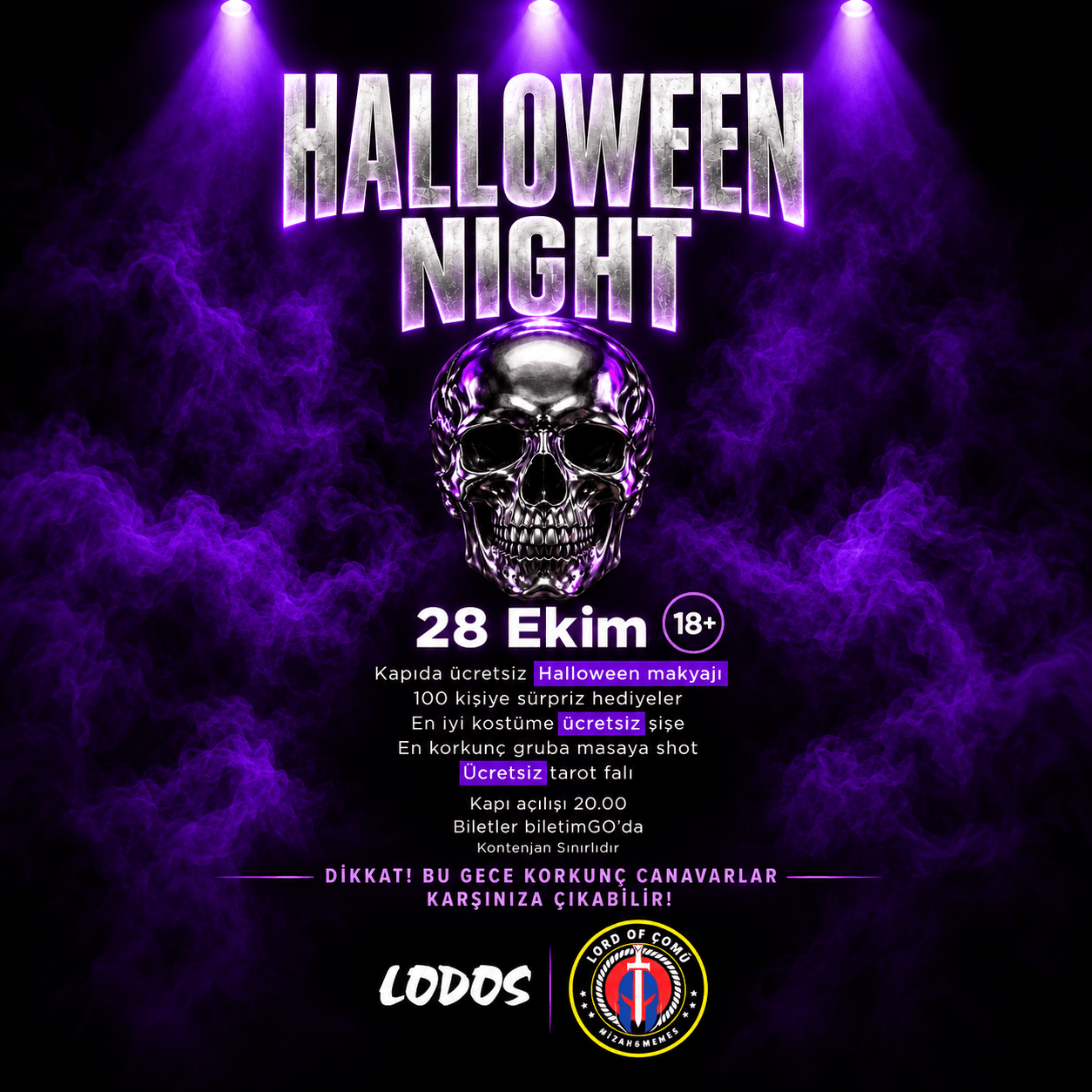 Çanakkale Halloween Night