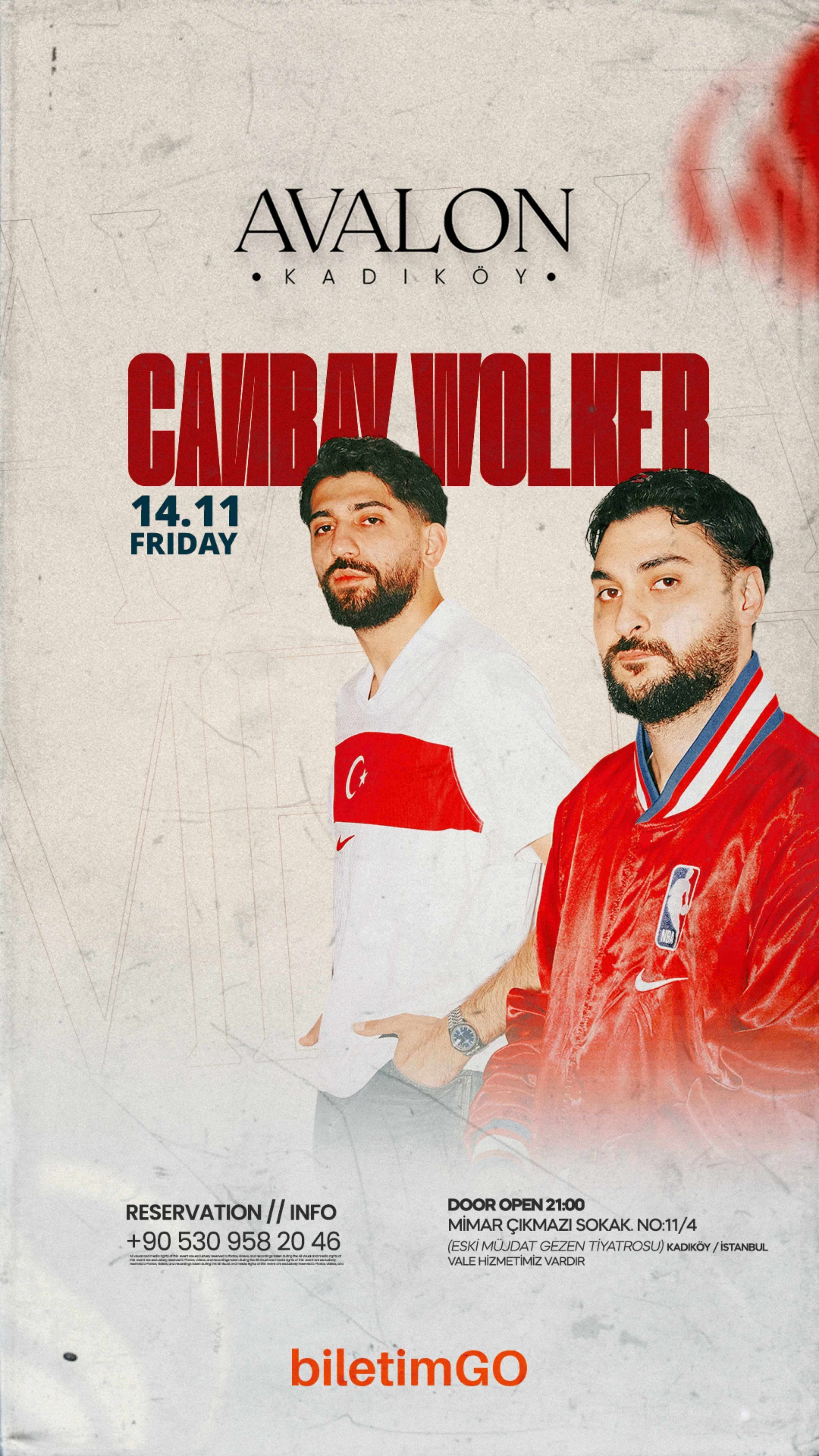 CANBAY WOLKER AVALON KADIKÖY KONSERİ