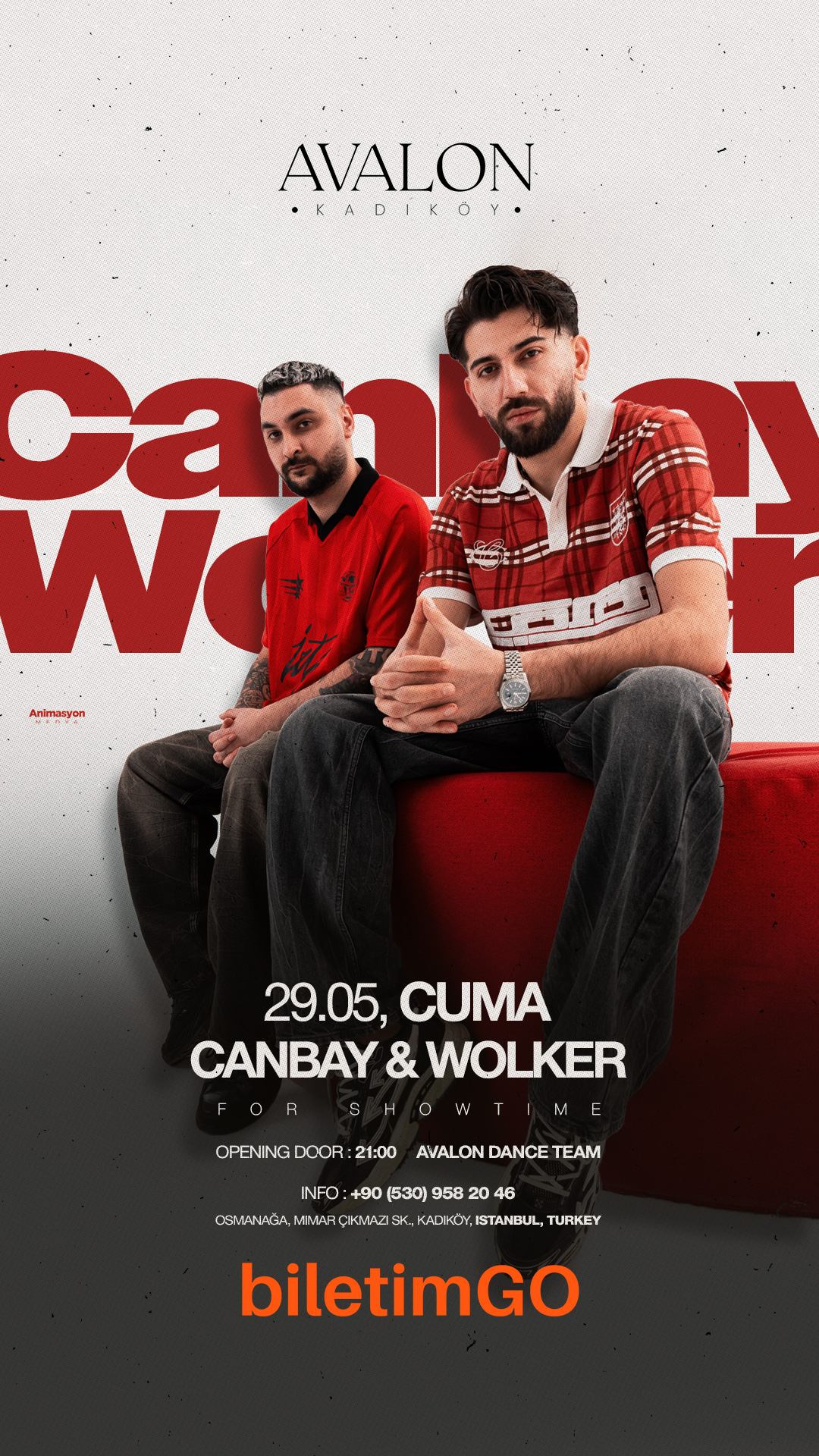 CANBAY WOLKER AVALON KADIKÖY KONSERİ