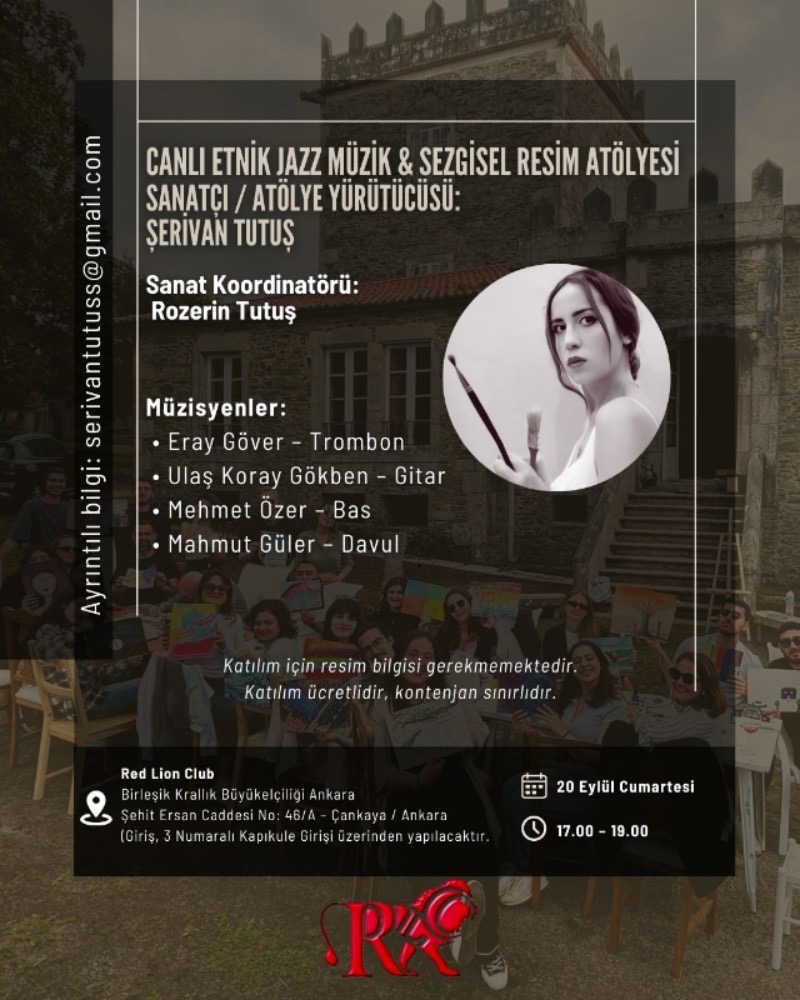 Canlı Etnik Jazz & Sezgisel Resim Atölyesi