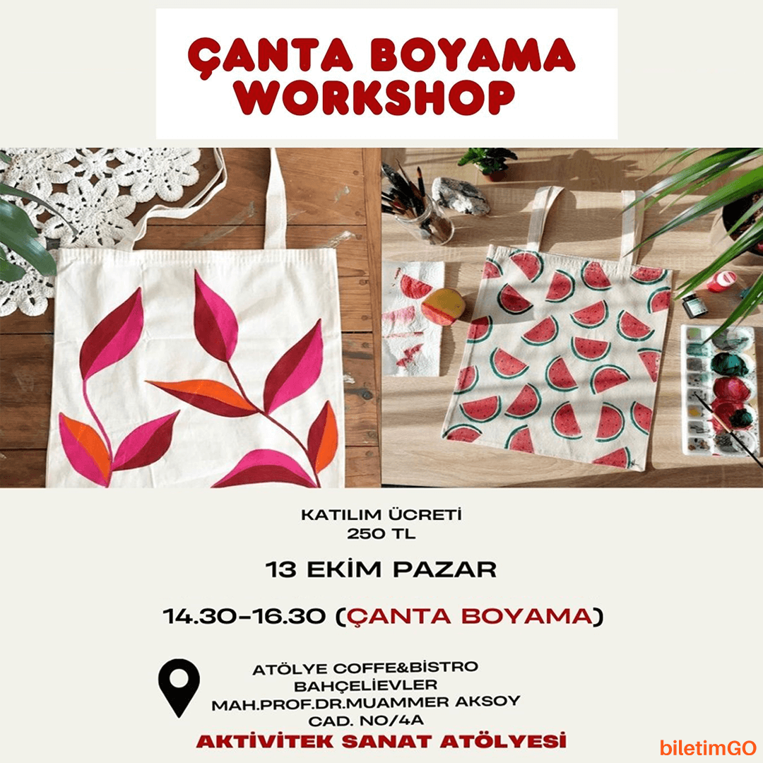 Çanta Boyama Workshop