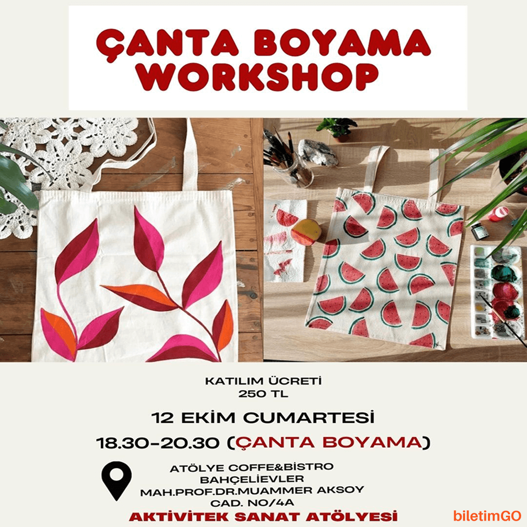 Çanta Boyama Workshop