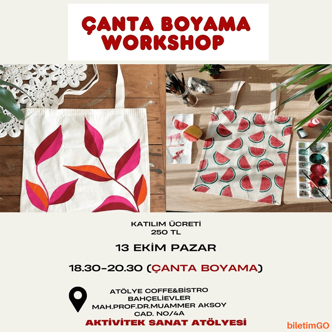 Çanta Boyama Workshop