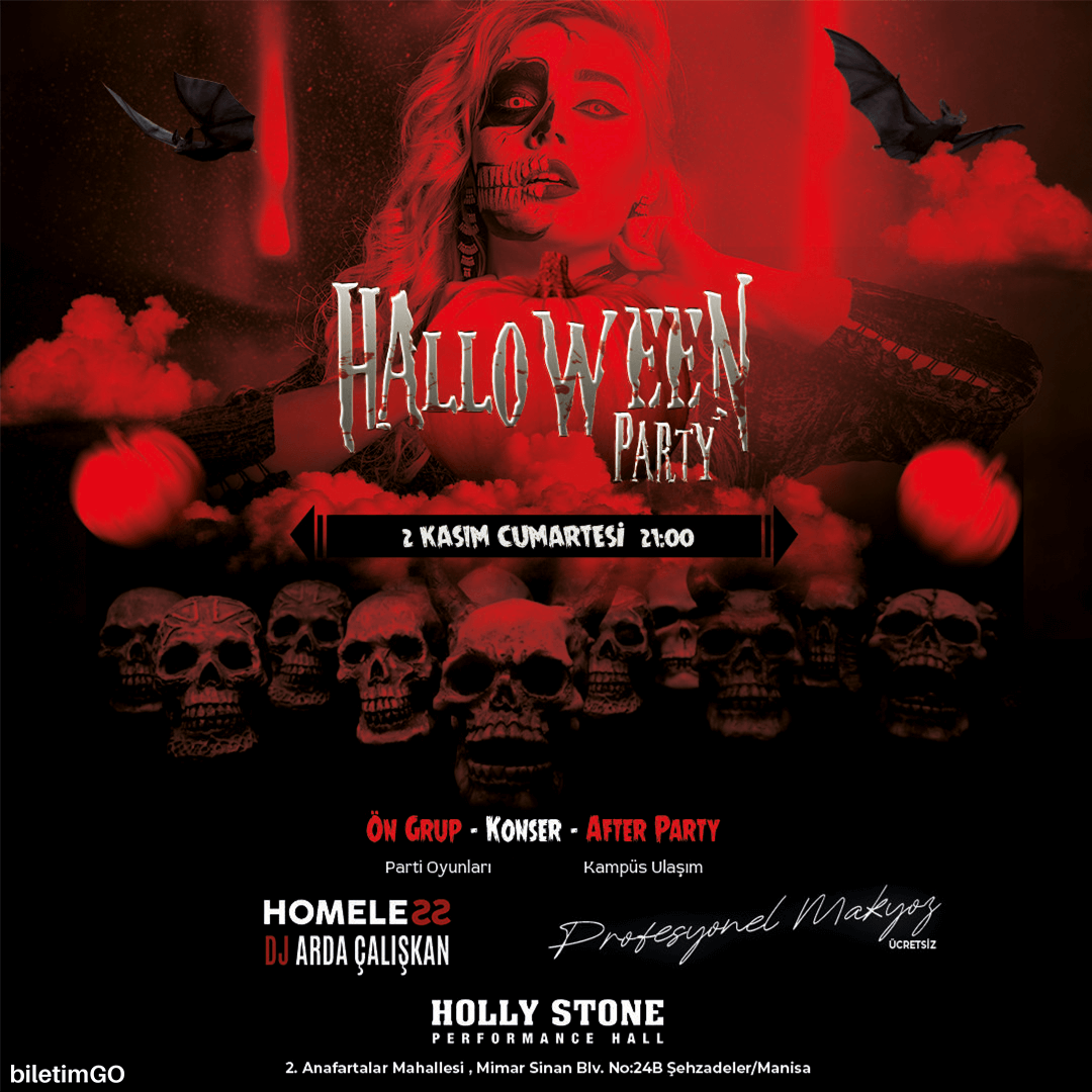 CBÜ HALLOWEEN PARTY @HollyStoneManisa