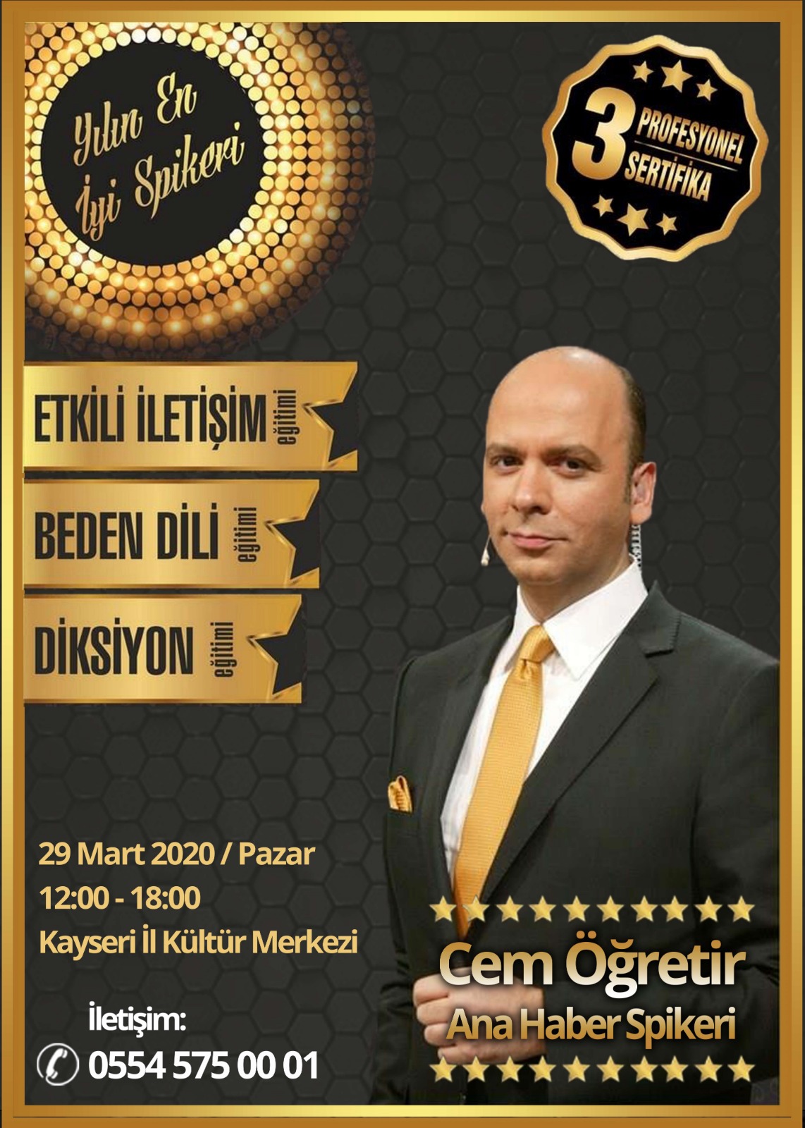 Cem Öğretir Semineri Kayseri