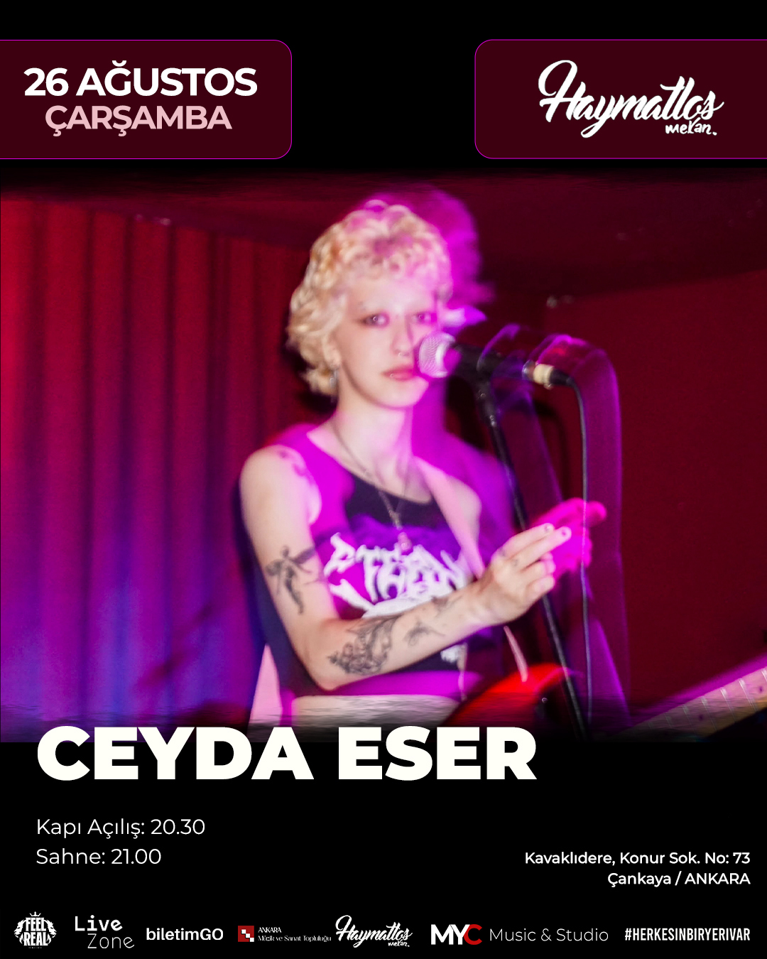 CEYDA ESER KONSERİ | HAYMATLOS MEKAN