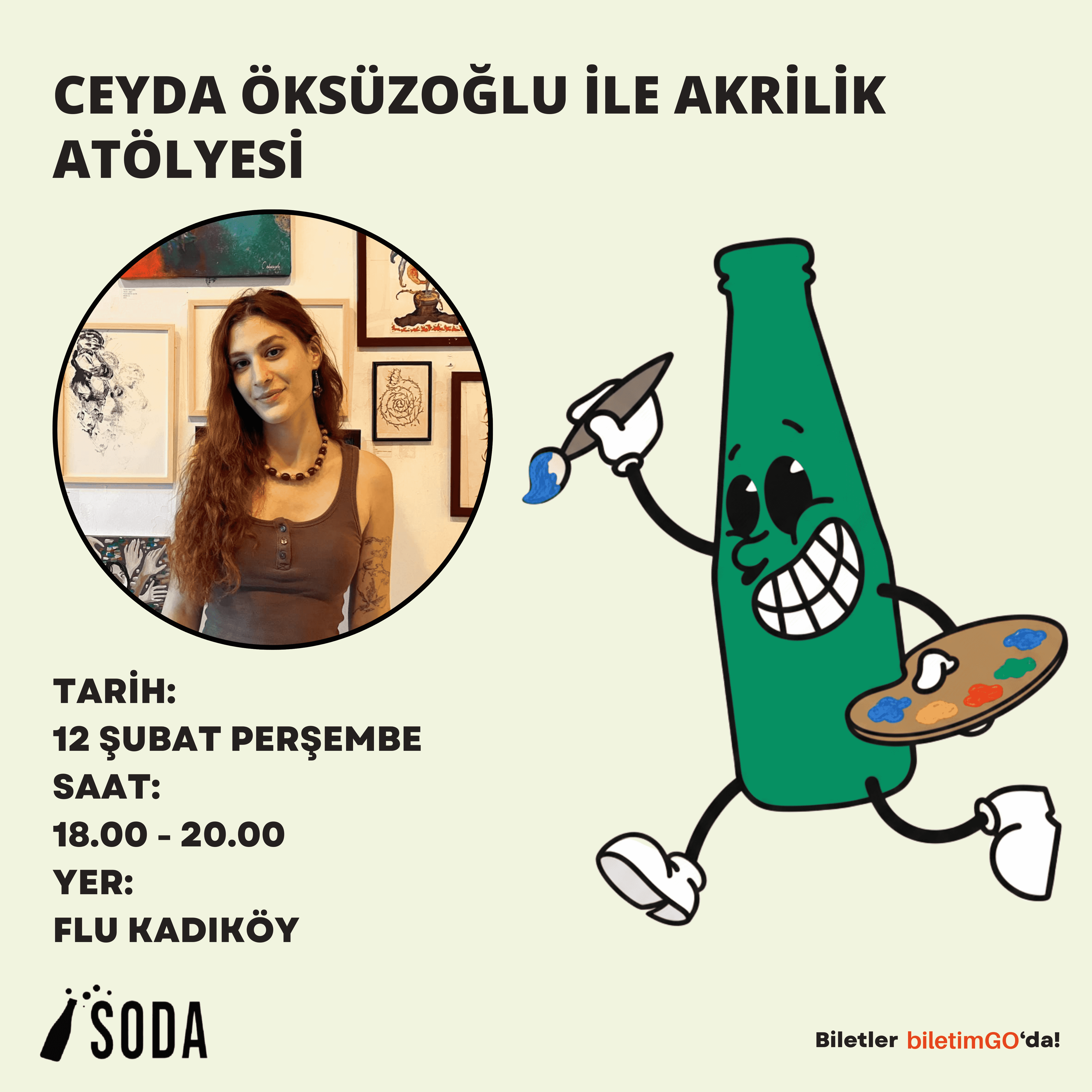 CEYDA ÖKSÜZOĞLU İLE AKRİLİK ATÖLYESİ