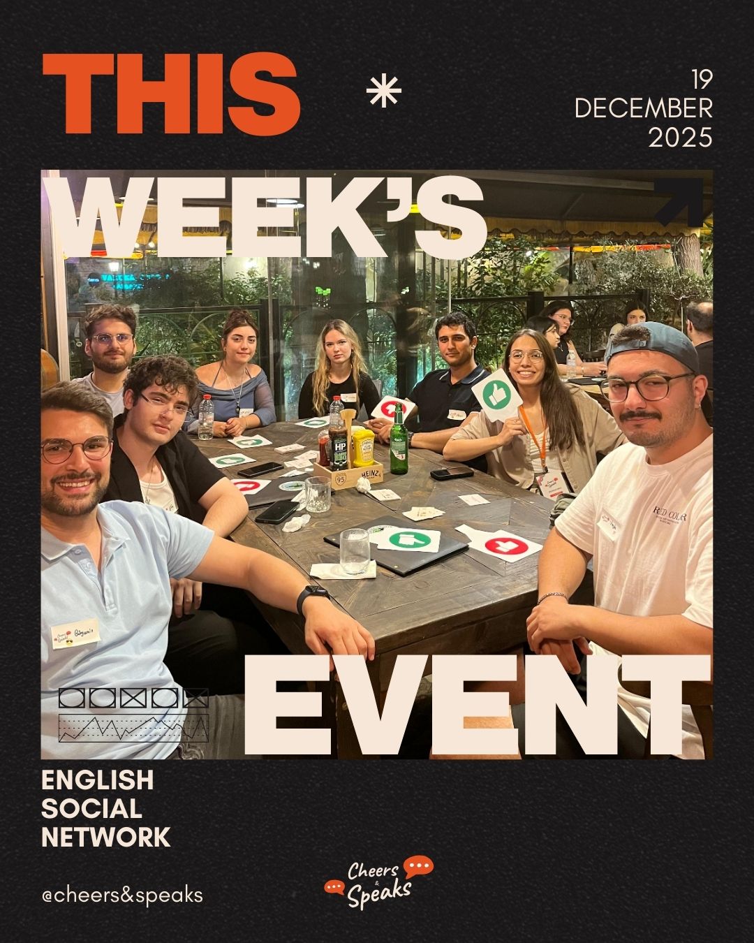 Cheers & Speaks | English Speaking Events