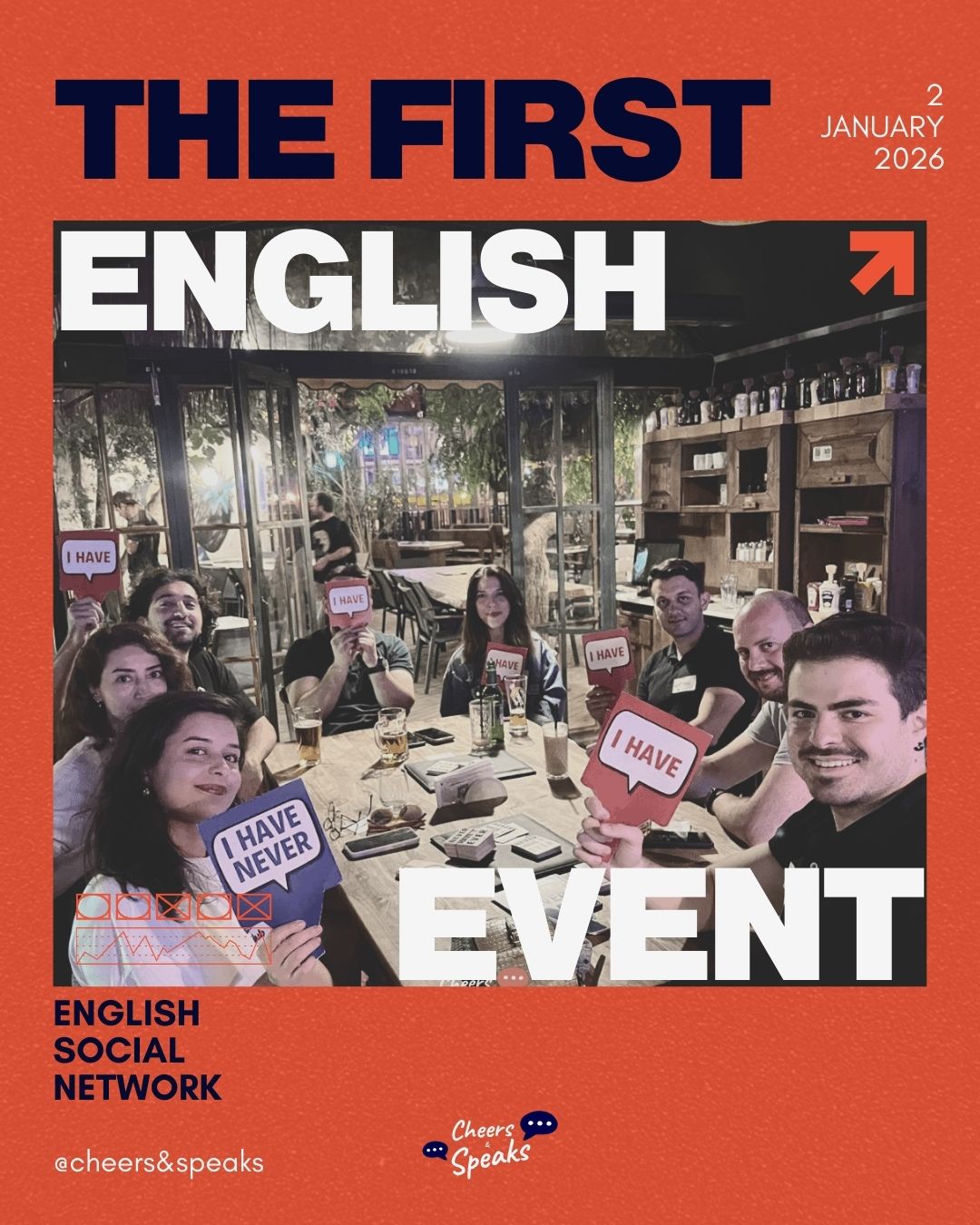 Cheers & Speaks | English Speaking Events