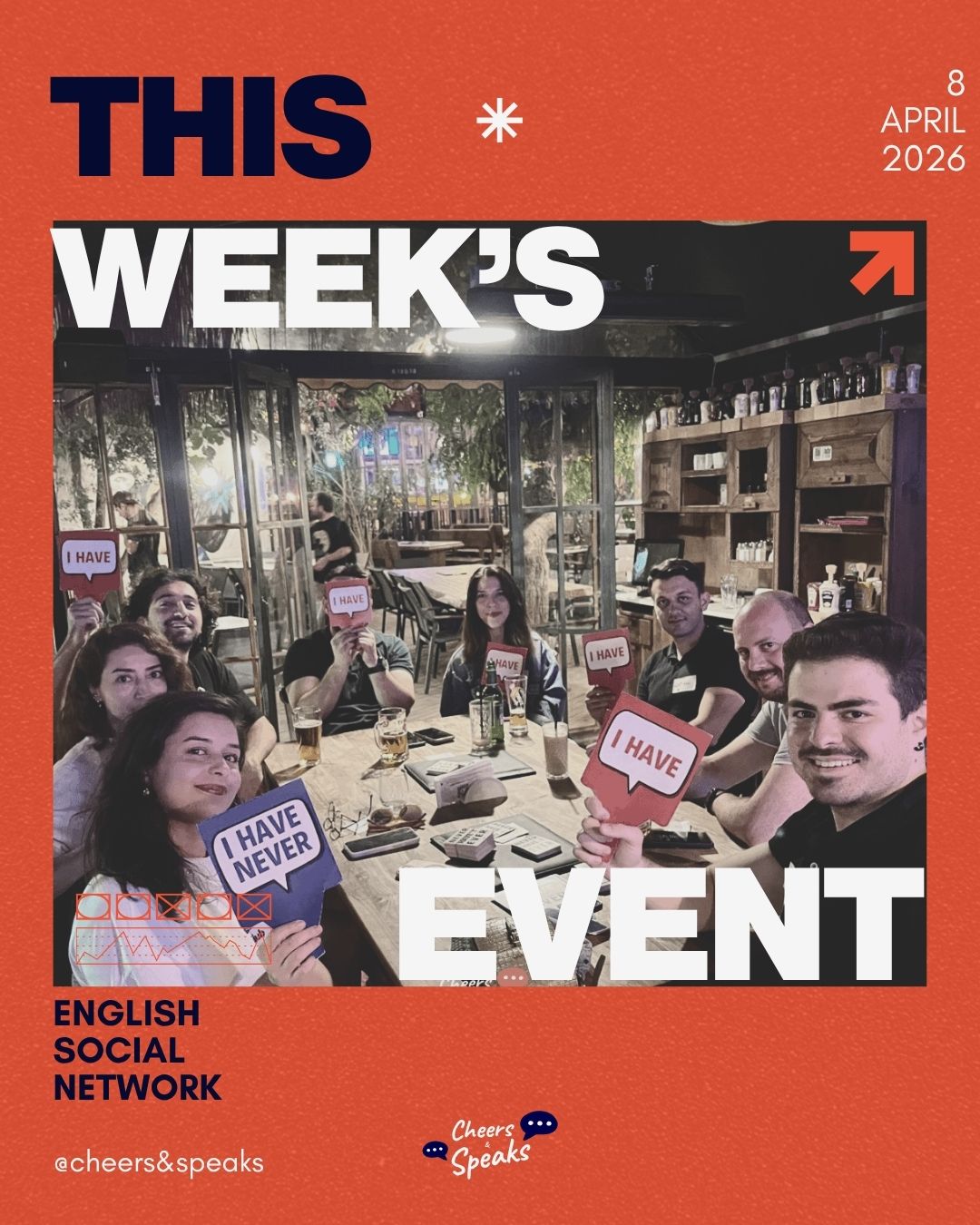 Cheers & Speaks | English Speaking Events