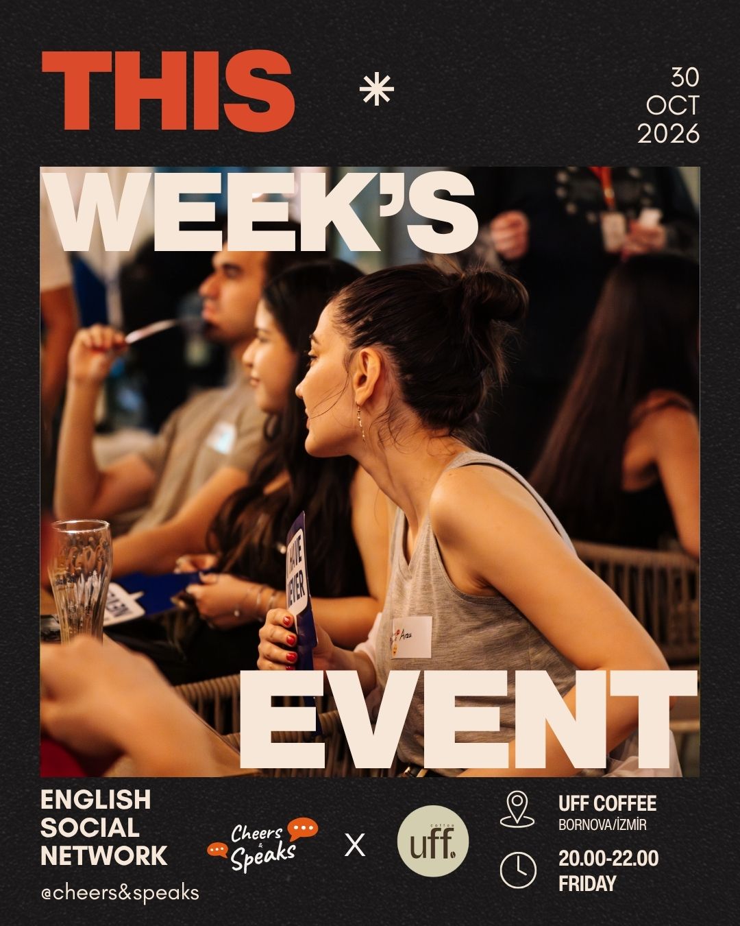 Cheers & Speaks | English Speaking Events