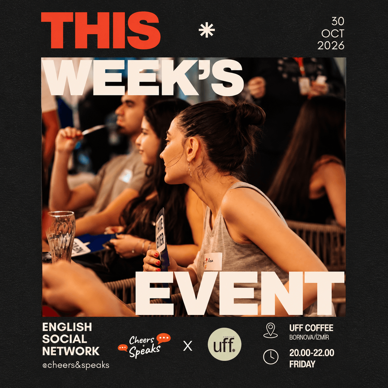 Cheers & Speaks | English Speaking Events