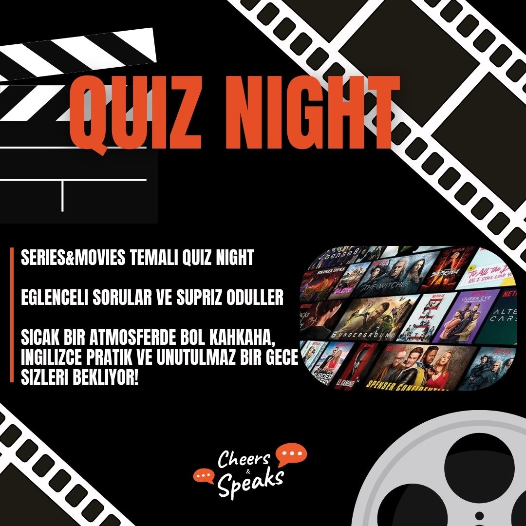 Cheers & Speaks | Series & Movies Quiz Night
