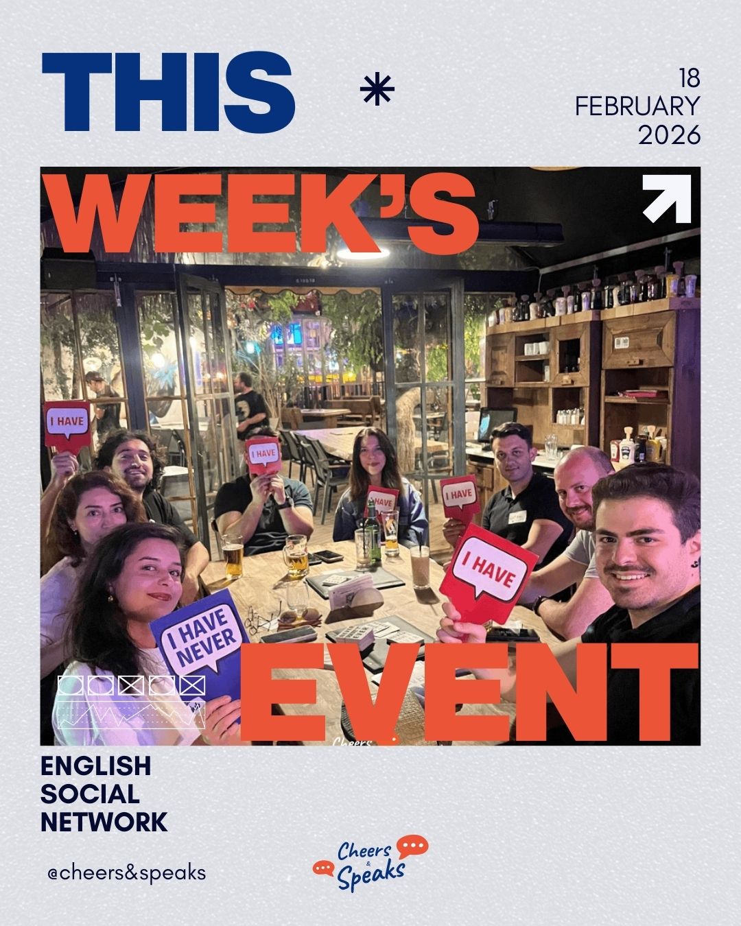 Cheers & Speaks|English Speaking Events