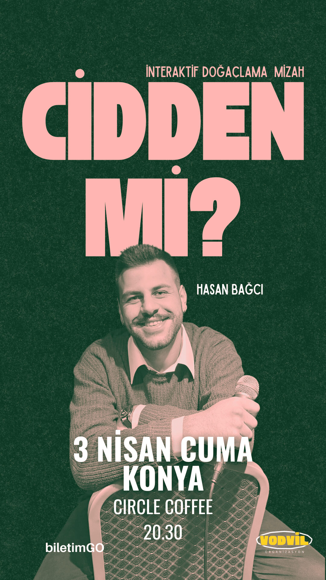 CİDDEN Mİ? - İnteraktif Doğaçlama Mizah - Hasan Bağcı