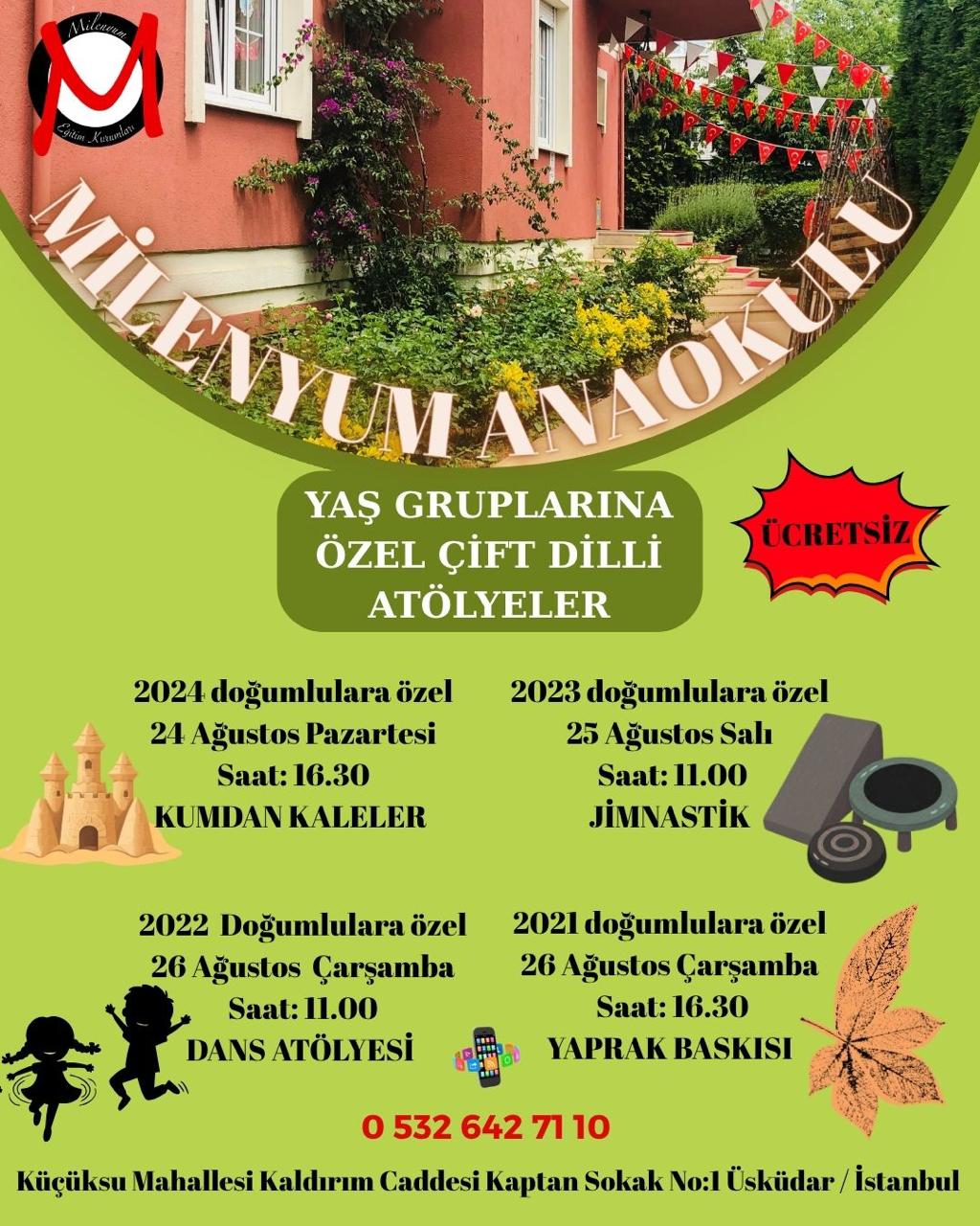 ÇİFTDİLLİ YAZ OKULU ATÖLYELERİ