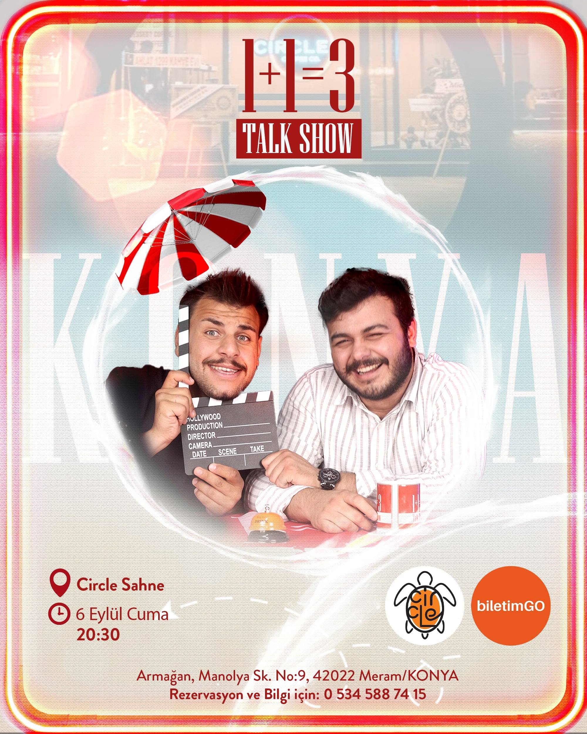 Circle Coffee Sahne - 1+1=3 Talk Show
