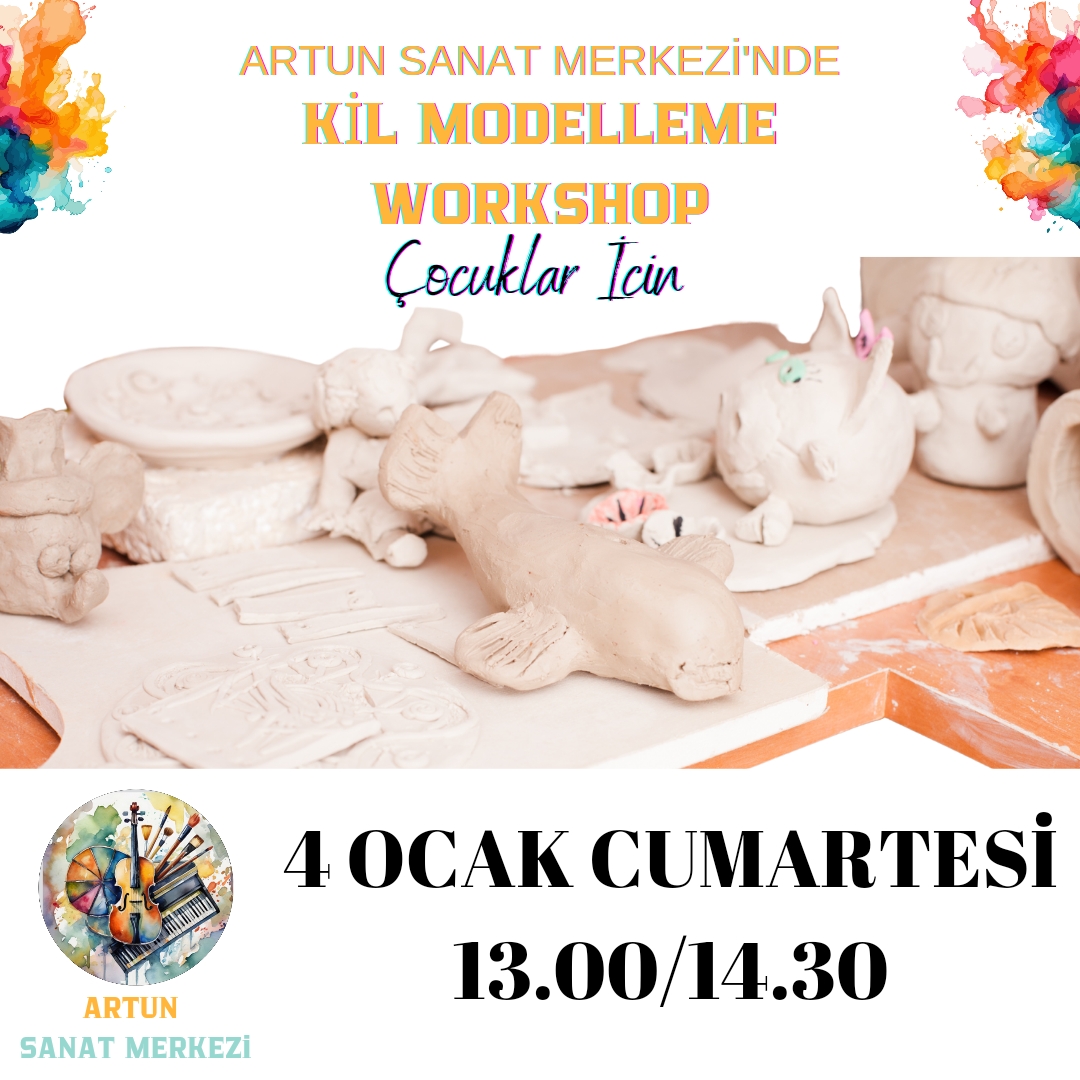 Çocuklar için Kil Modelleme Workshop