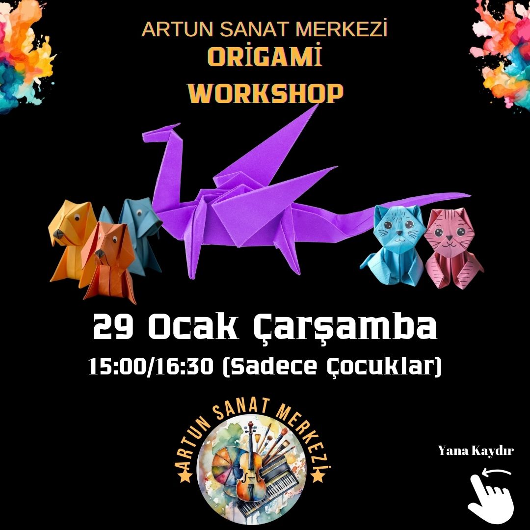 Çocuklar İçin Origami Workshop