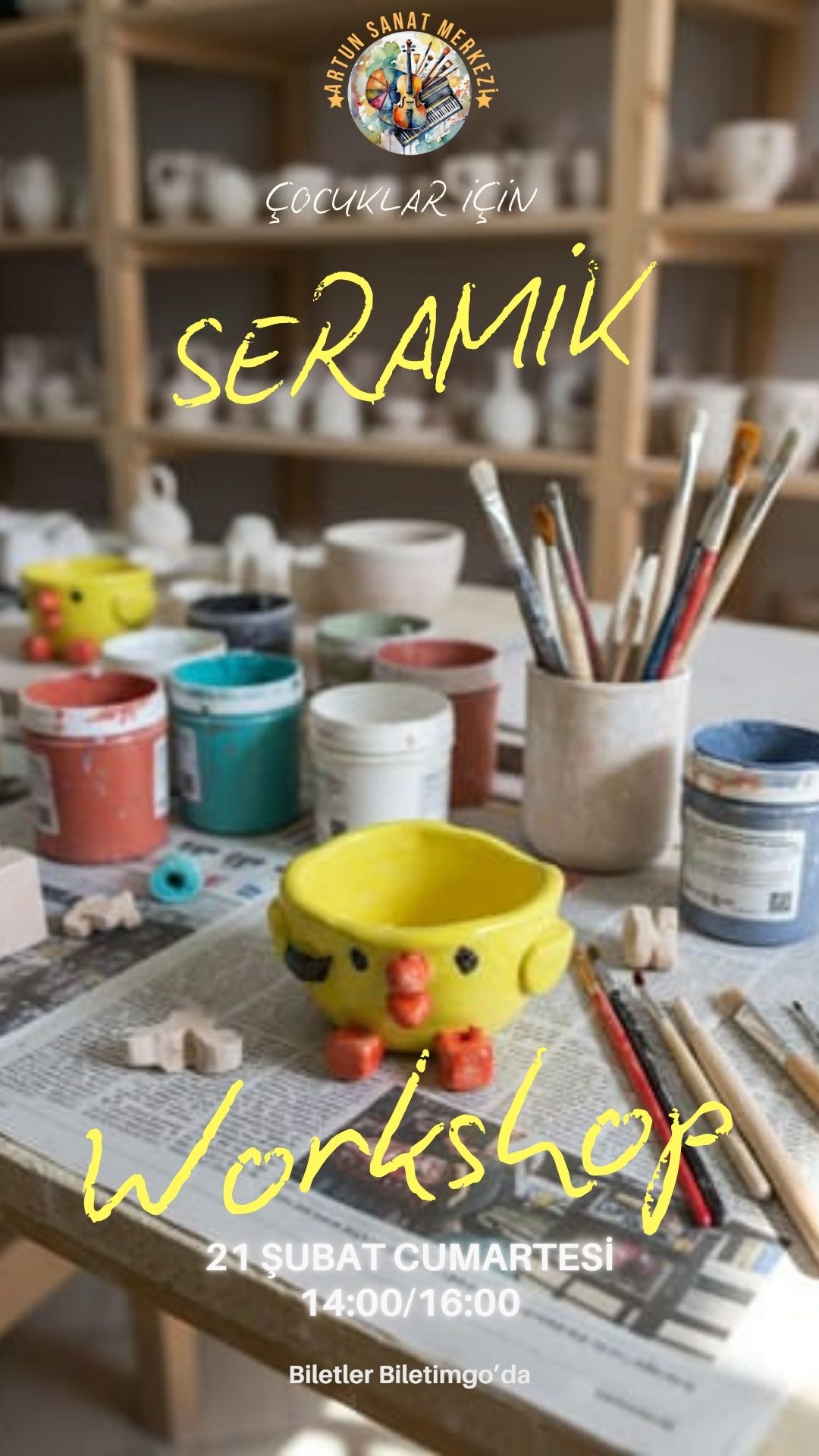 Çocuklar için Seramik Workshop