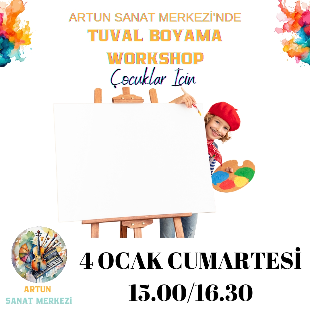 Çocuklar için Tuval Boyama Workshop