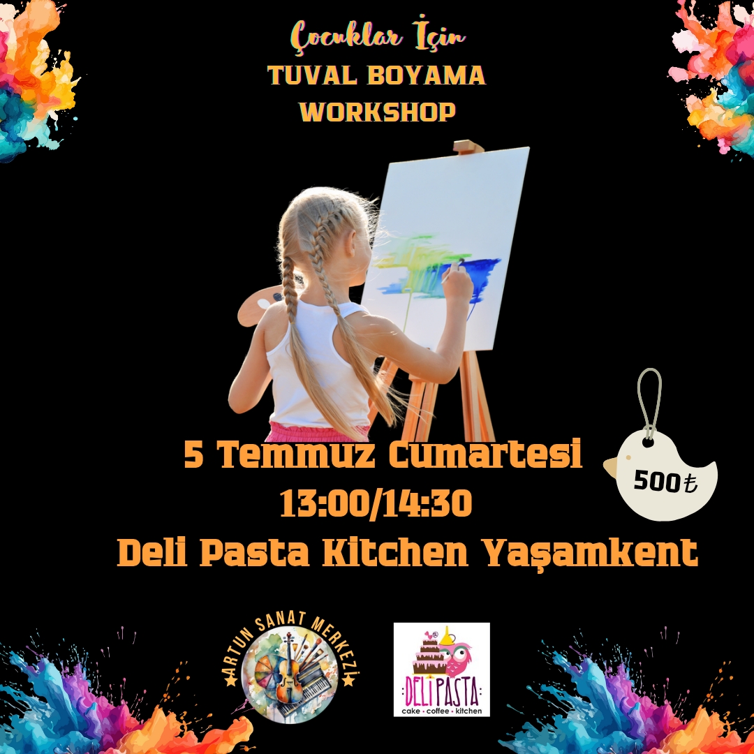 Çocuklar İçin Tuval Boyama Workshop