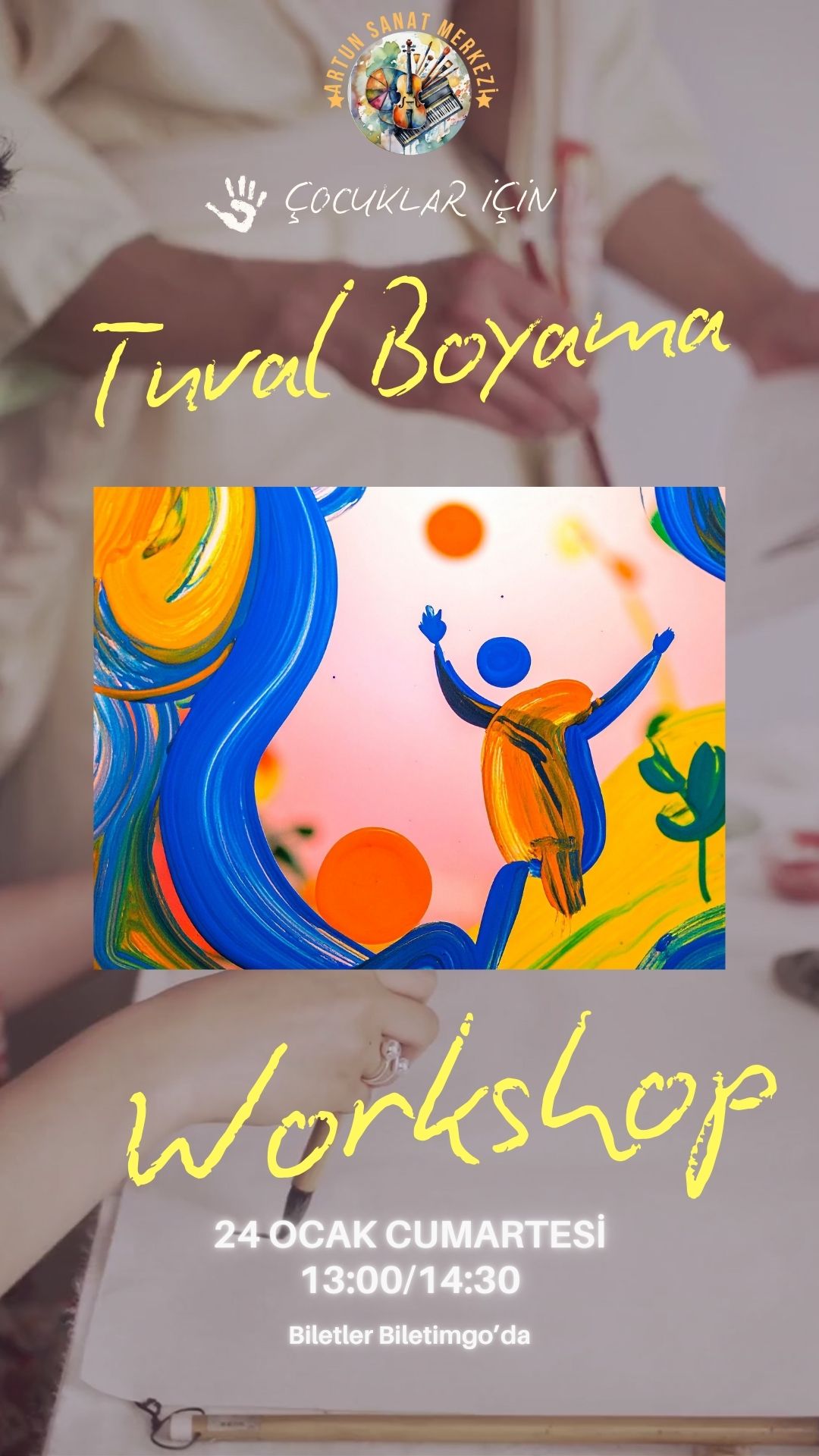 Çocuklar İçin Tuval Boyama Workshop