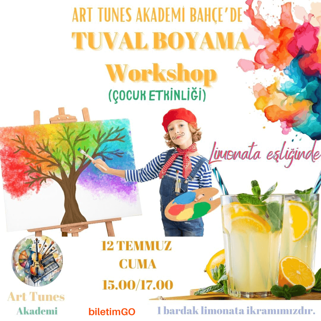 Çocuklar için Tuval Boyama Workshop