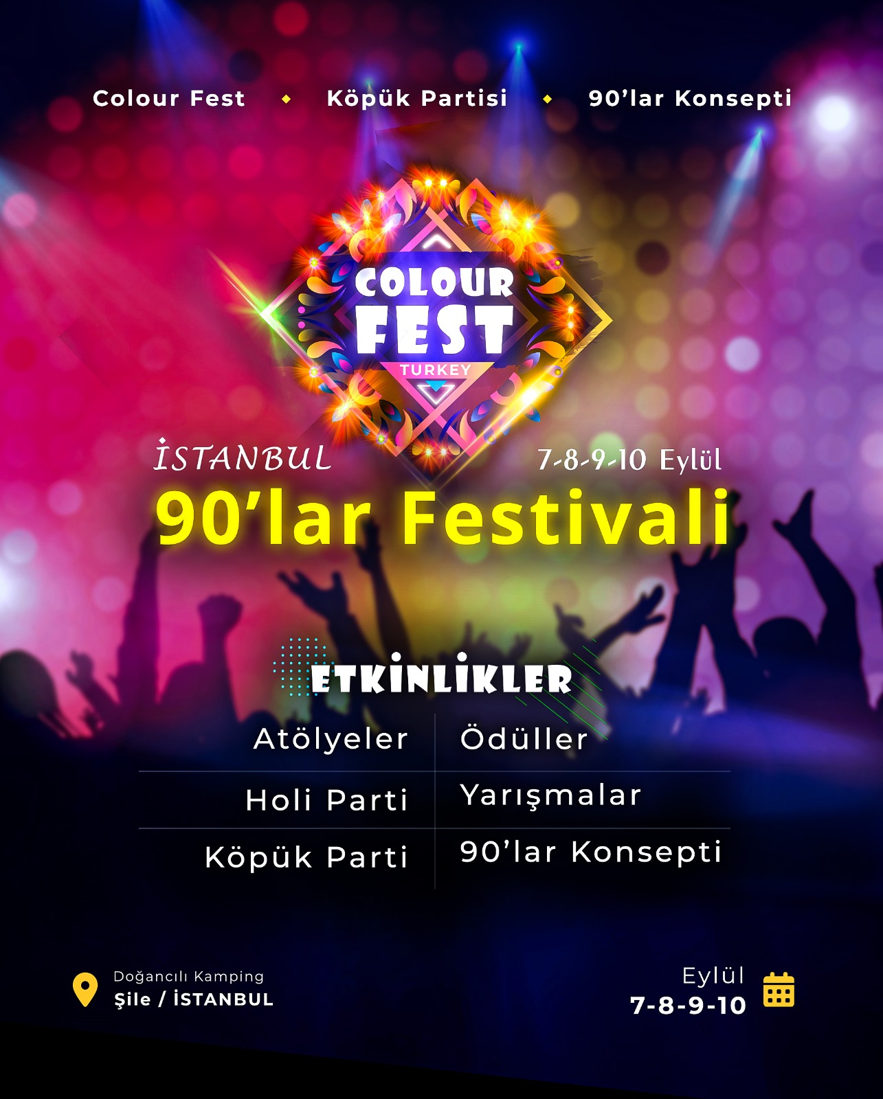 Colour Fest Turkey 90'lar Festivali - İSTANBUL