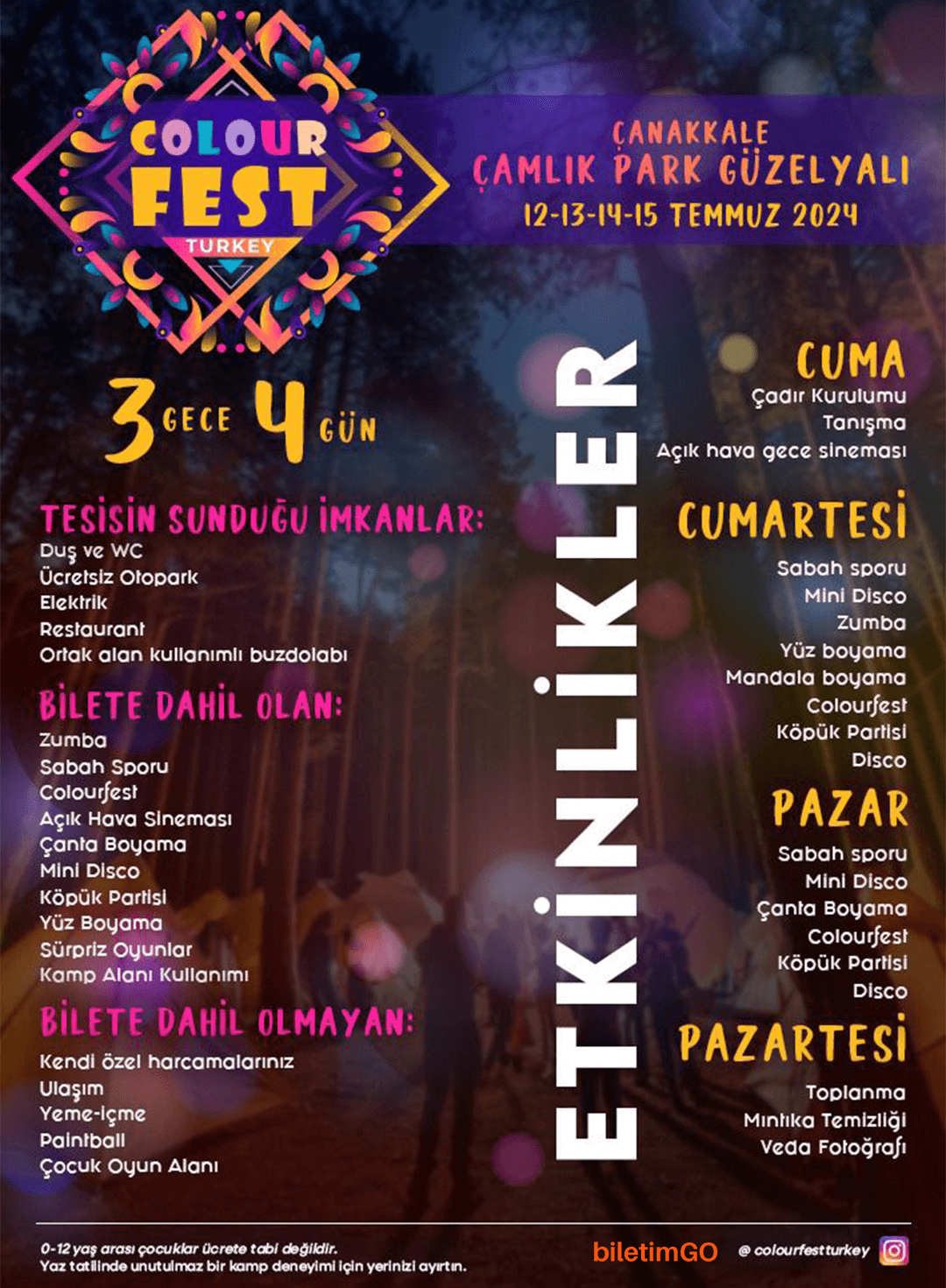 Colour Fest Turkey Yaz Kampı