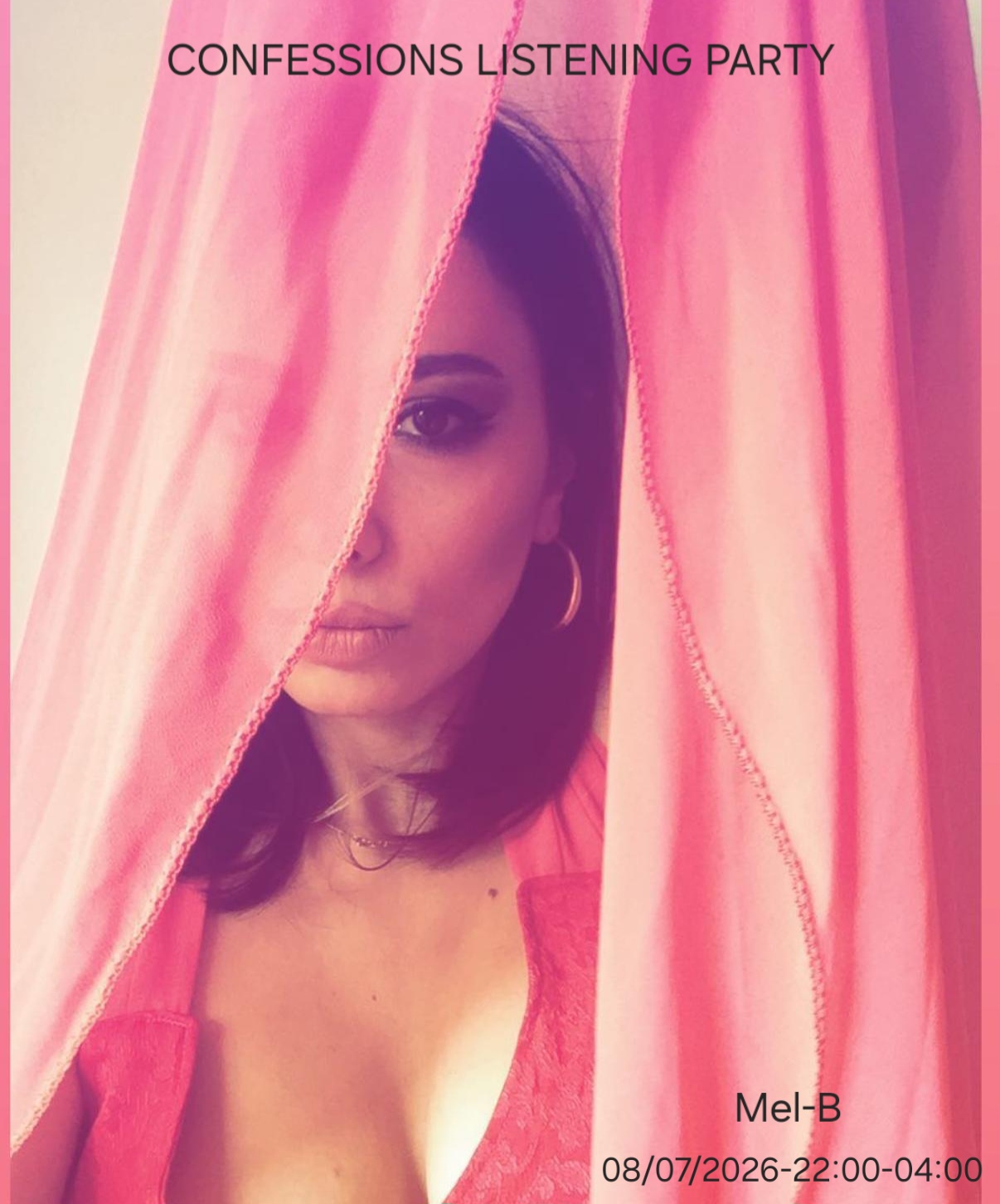 CONFESSIONS LISTENING PARTY card