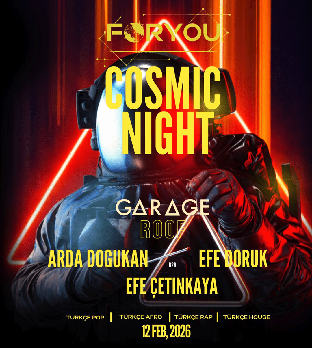 Cosmic Night Party - Garage Samsun