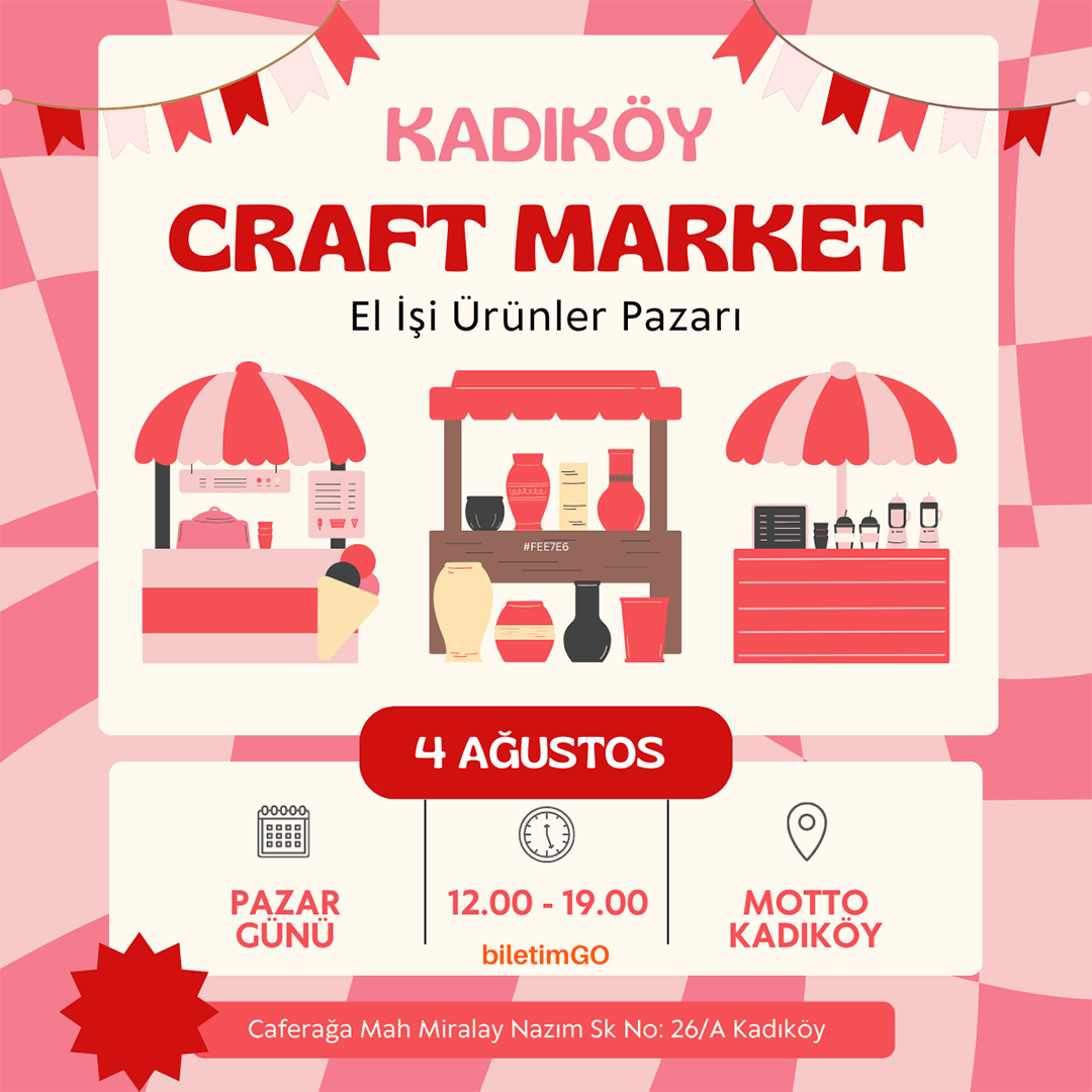 Craft Market Kadıköy - El İşi Ürünler Pazarı