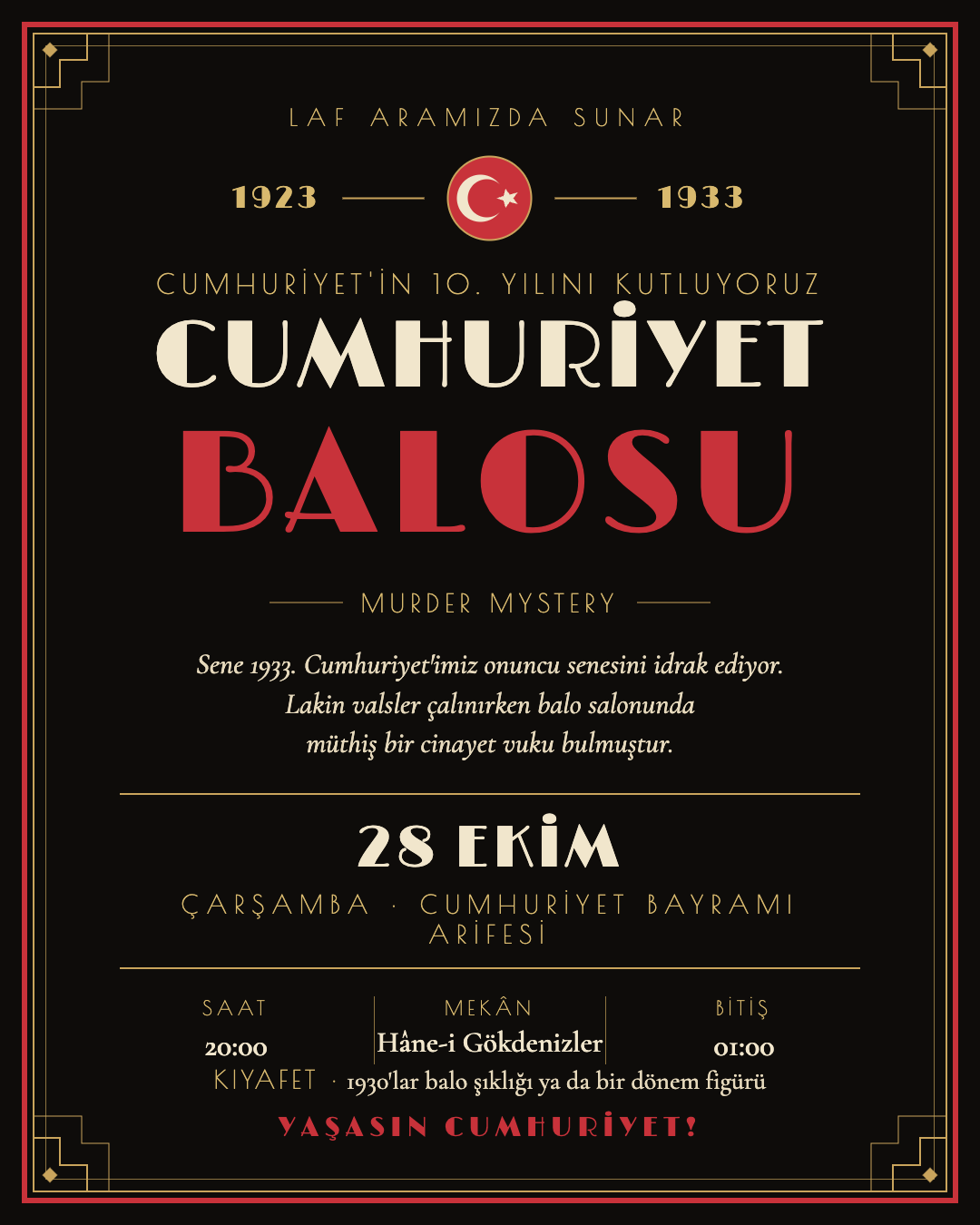Cumhuriyet Balosu Murder Mystery