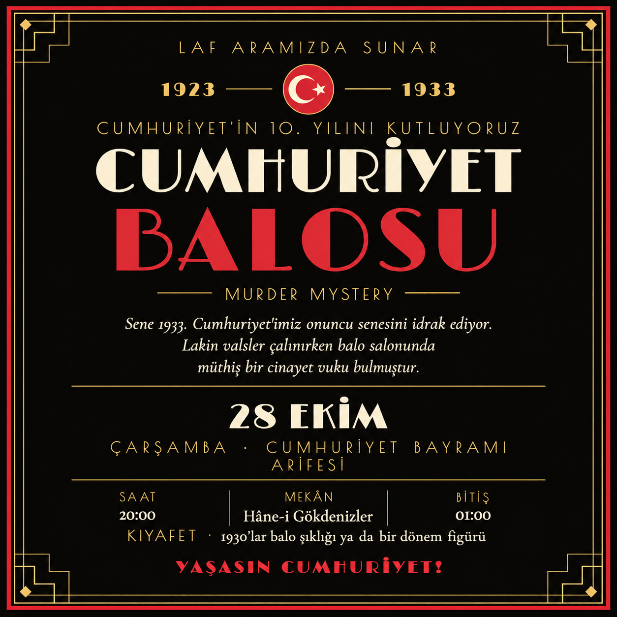 Cumhuriyet Balosu Murder Mystery