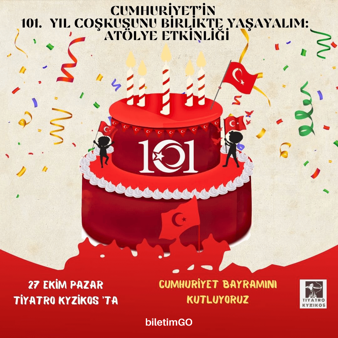 CUMHURİYET BAYRAMI MAKET PASTA YAPIMI ATÖLYESİ (4-6 YAŞ)