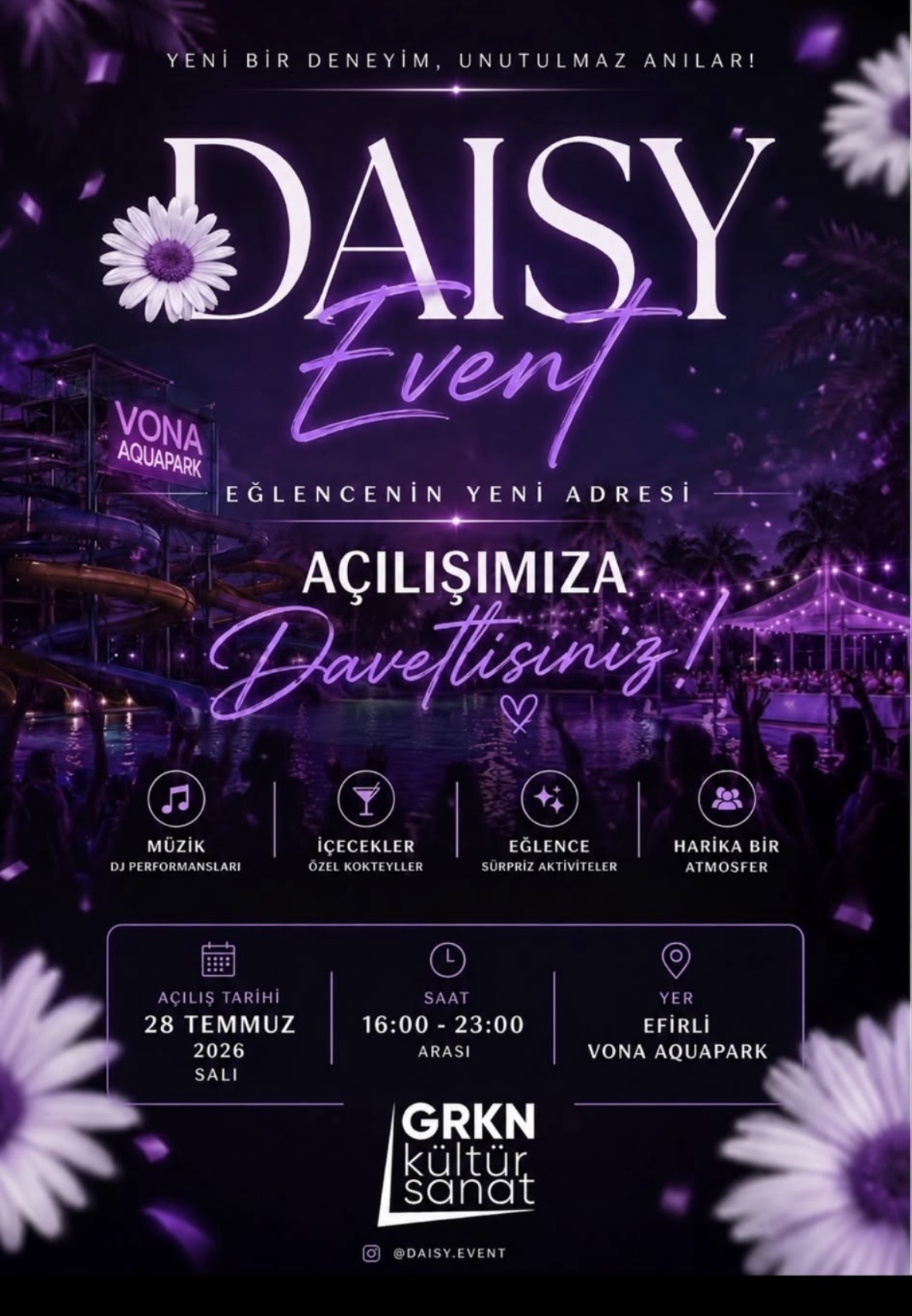 DAİSY EVENT AÇILIŞ PARTİSİ