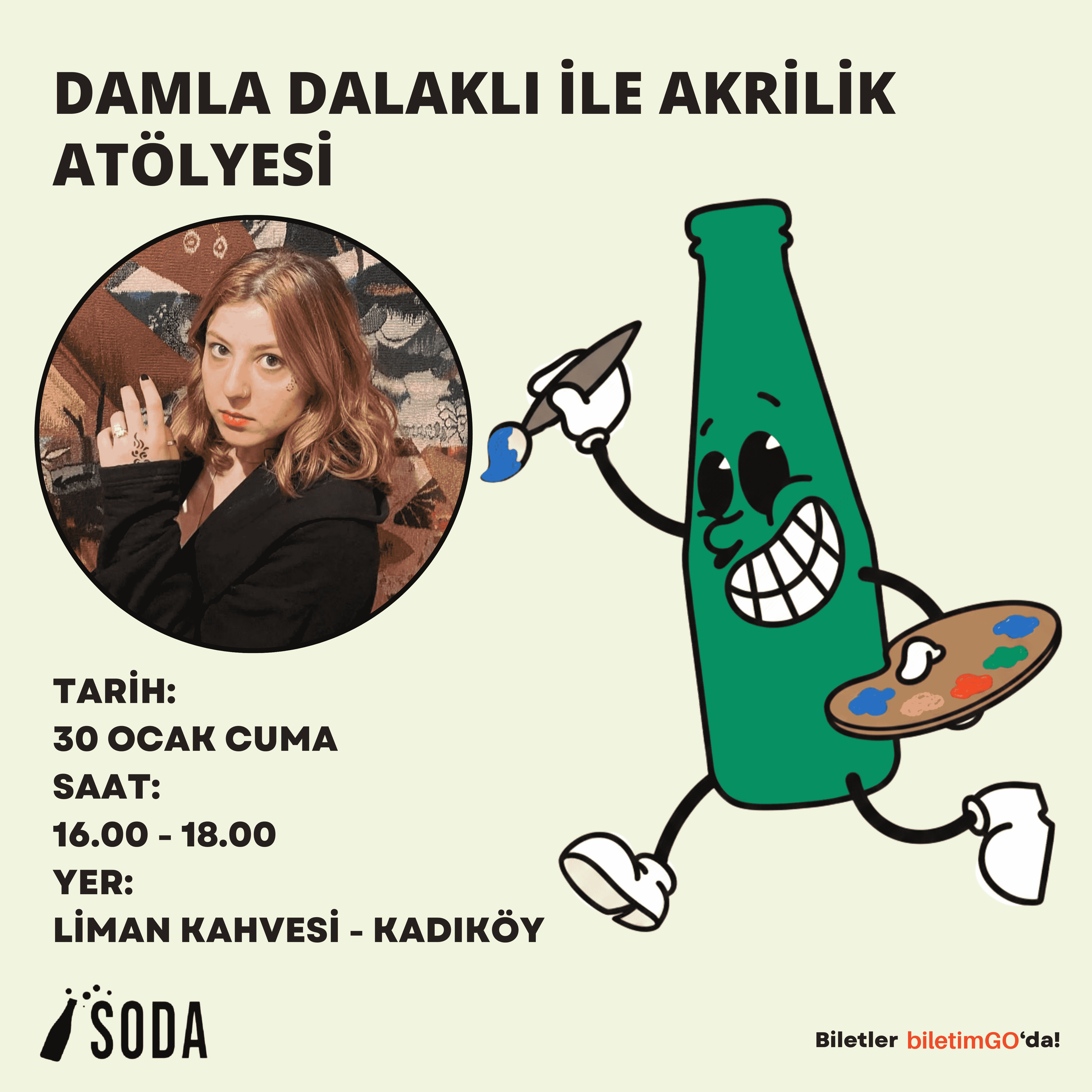DAMLA DALAKLI İLE AKRİLİK ATÖLYESİ