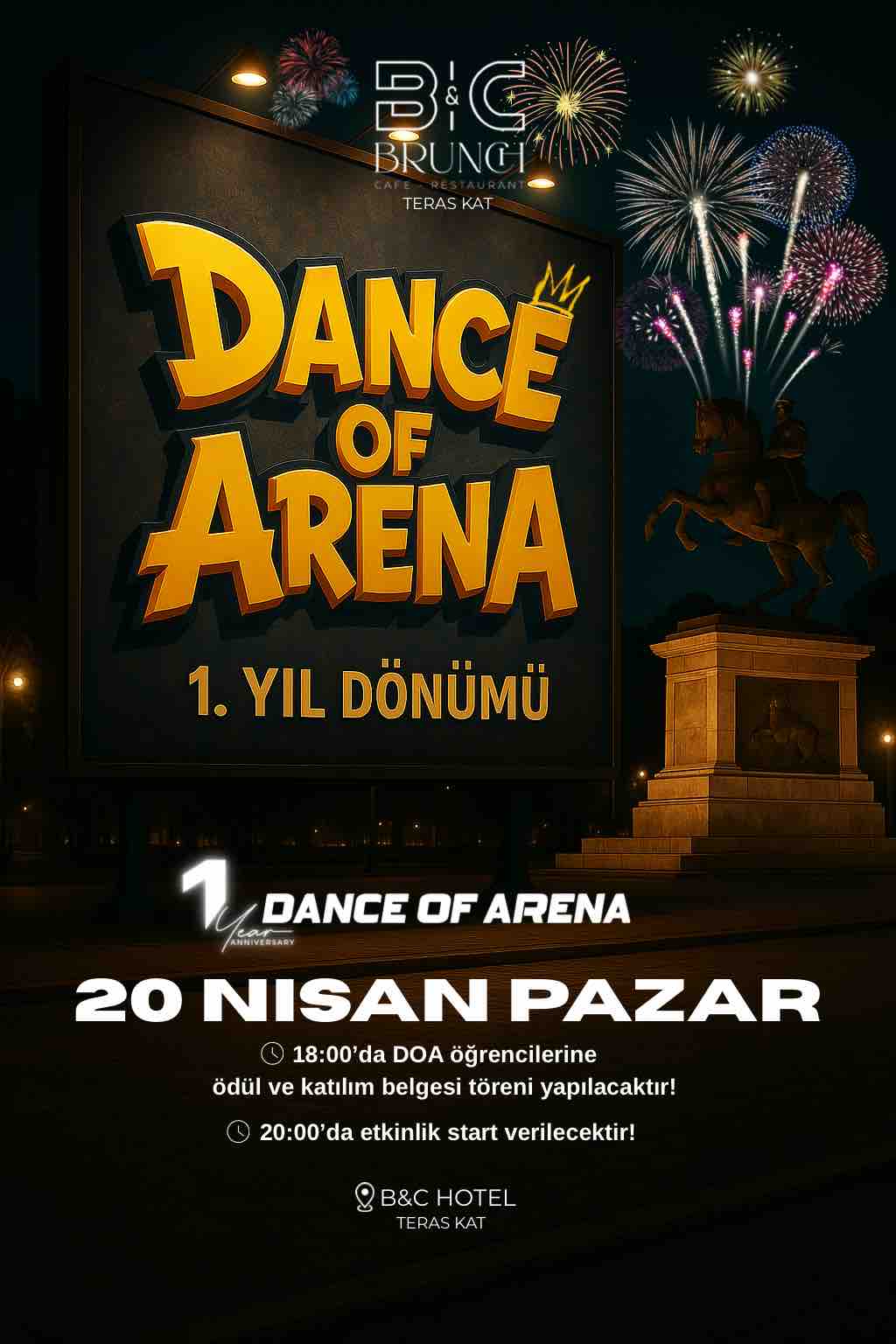 DANCE OF ARENA 1. Yıl Dönümü