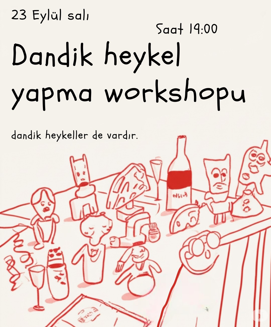 Dandik heykel yapma workshopu