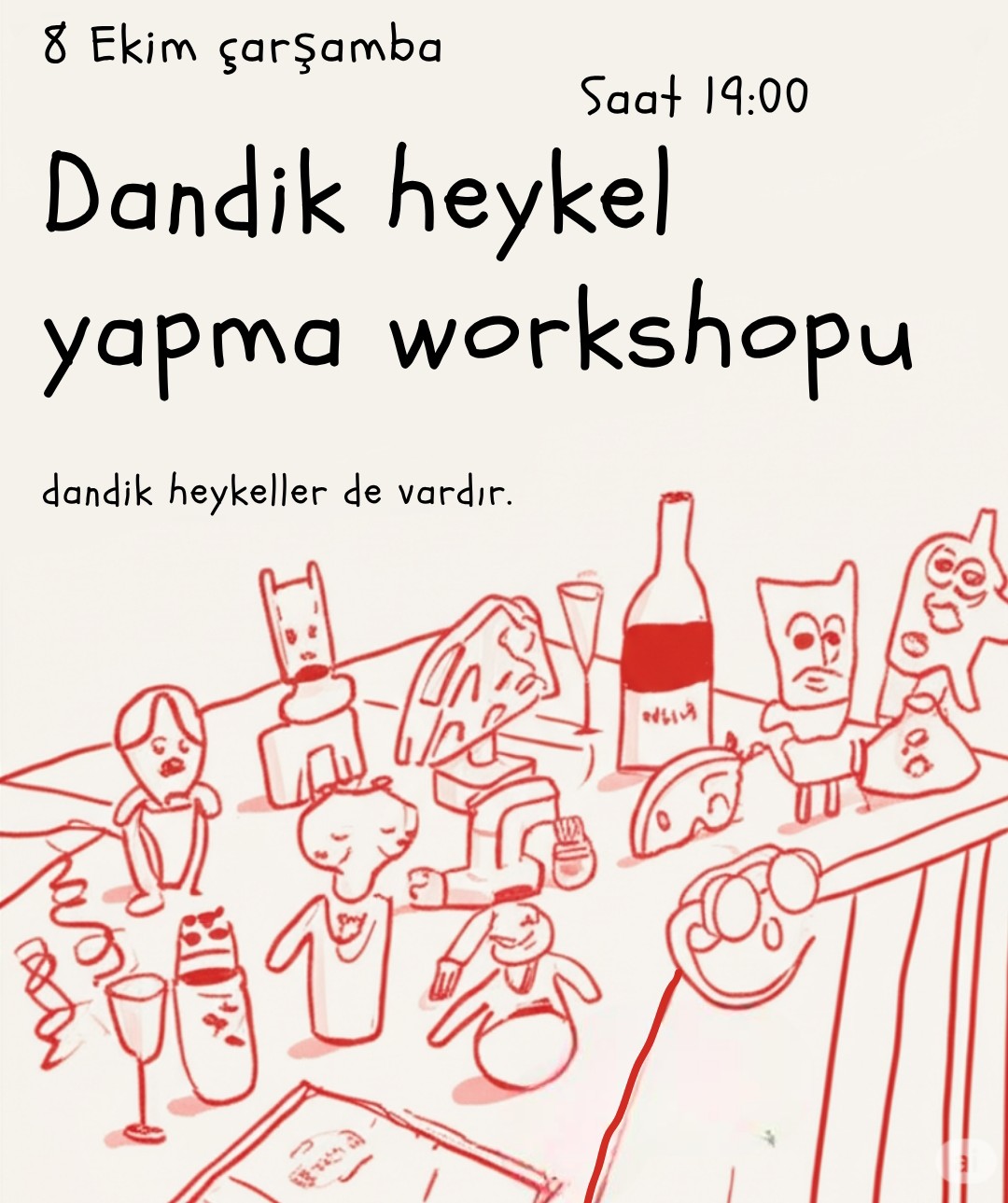Dandik heykel yapma workshopu