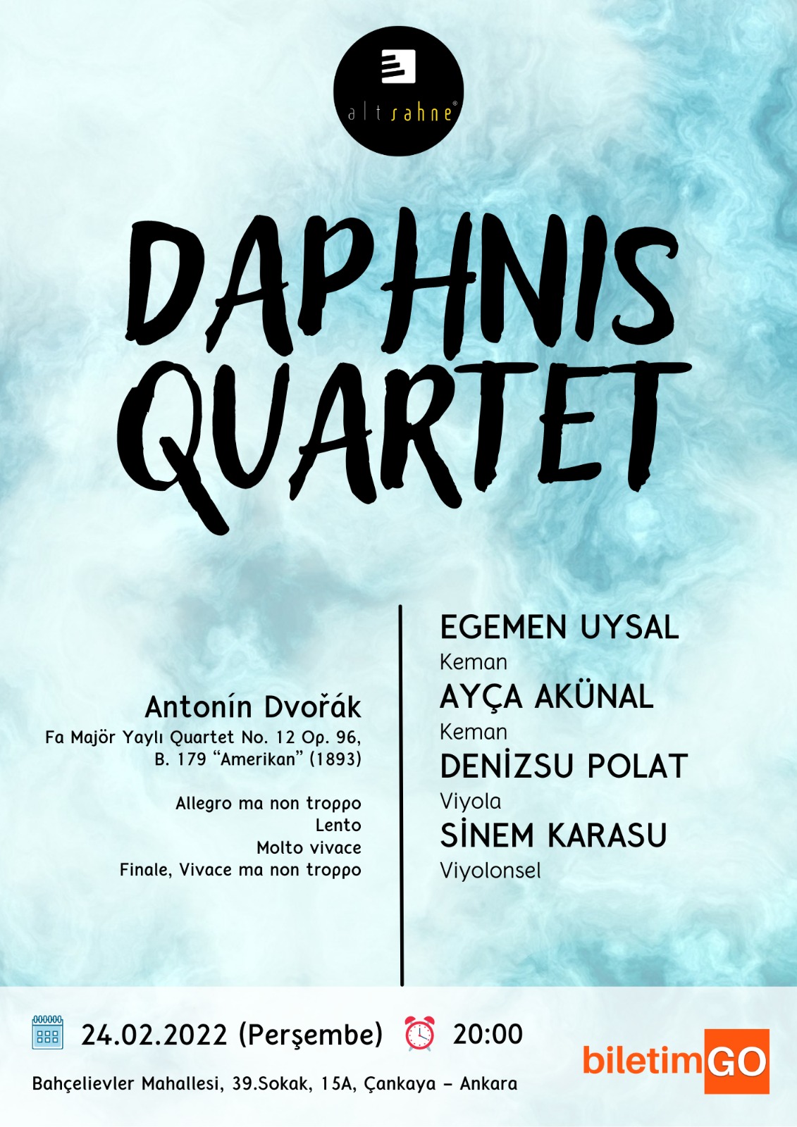 DAPHNIS QUARTET: Oda Müziği Konseri