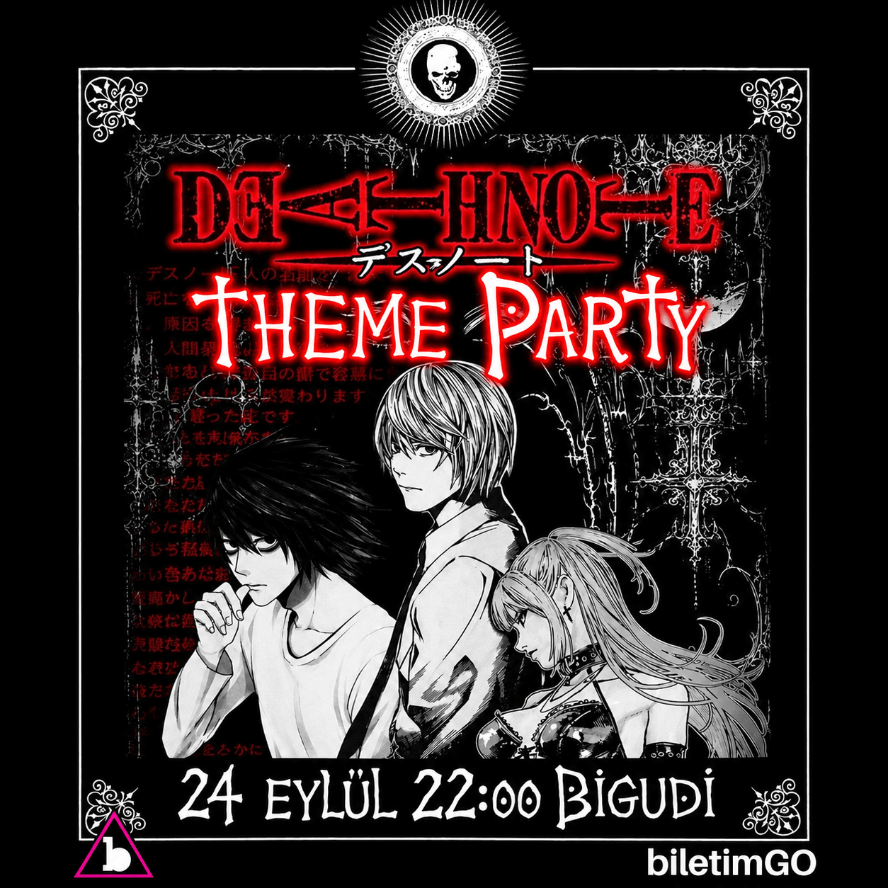 DEATH NOTE THEME PARTY