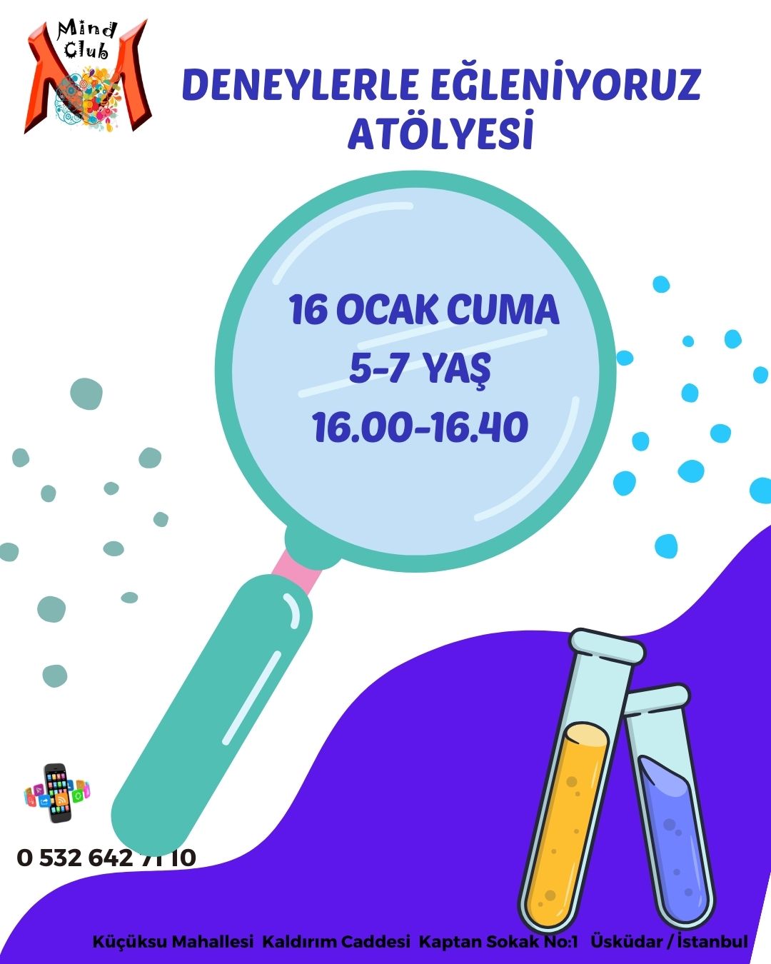 Deneylerle Eğleniyoruz Atölyesi