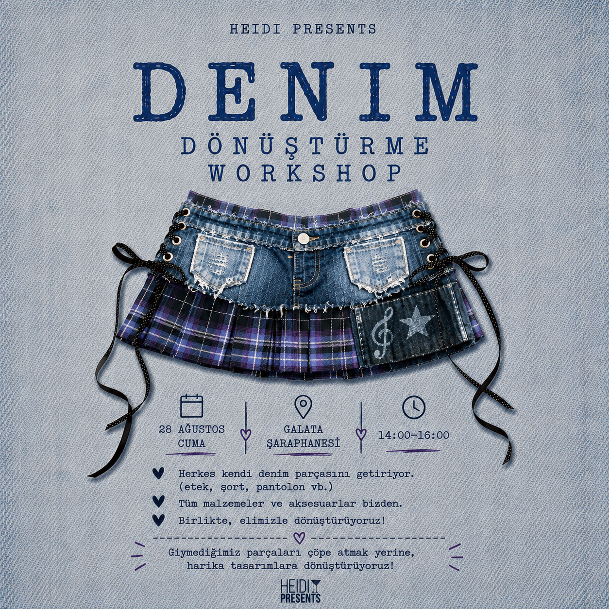 DENİM DÖNÜŞTÜRME WORKSHOP