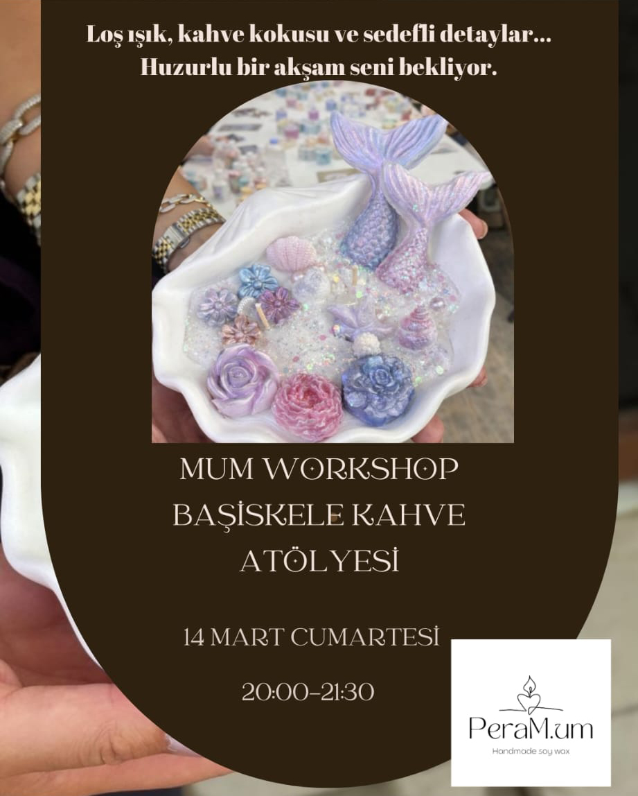 Deniz Kızı Mum Yapımı Workshop