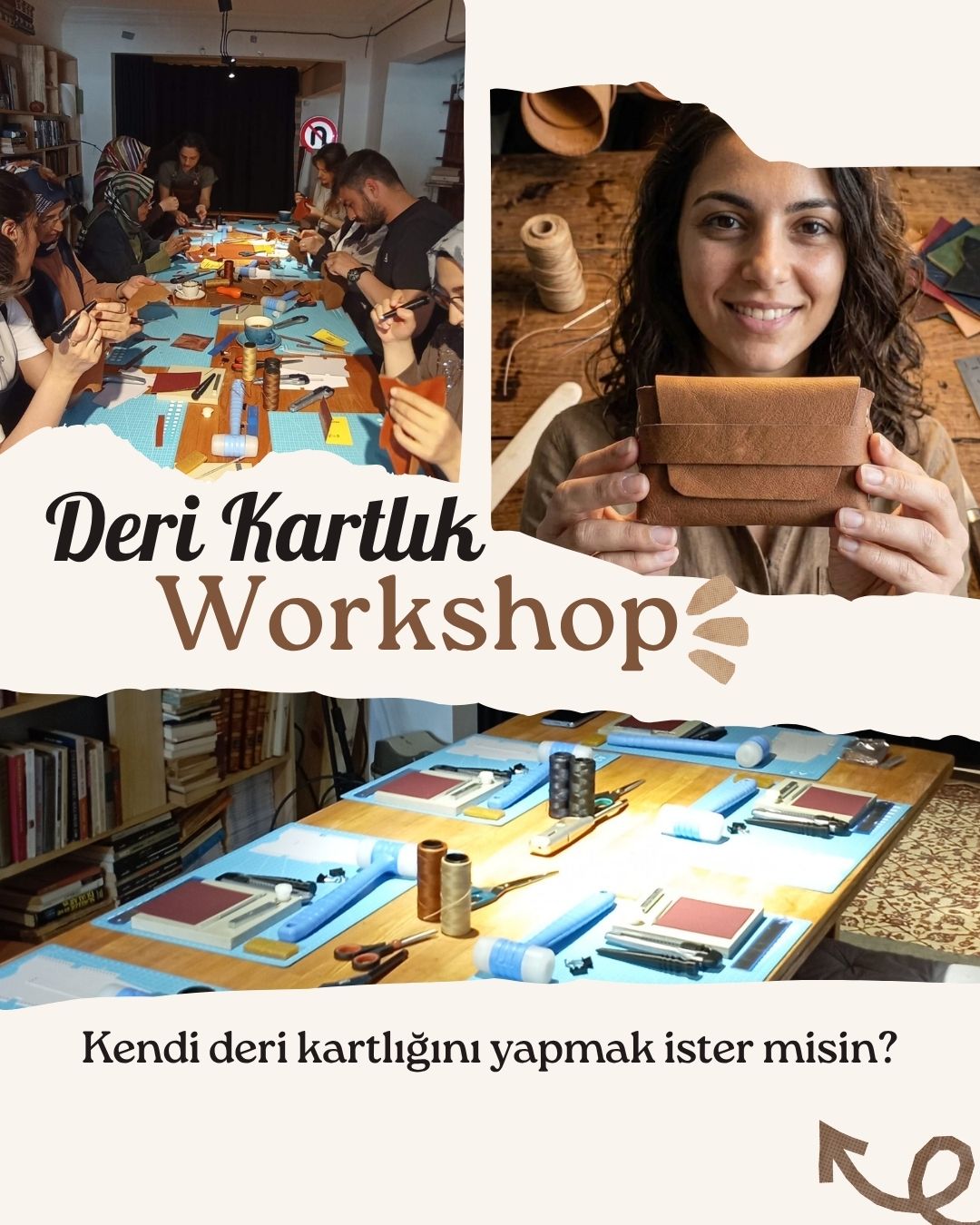 Derispace Deri Kartlık Atölyesi | Deri Workshop İstanbul card